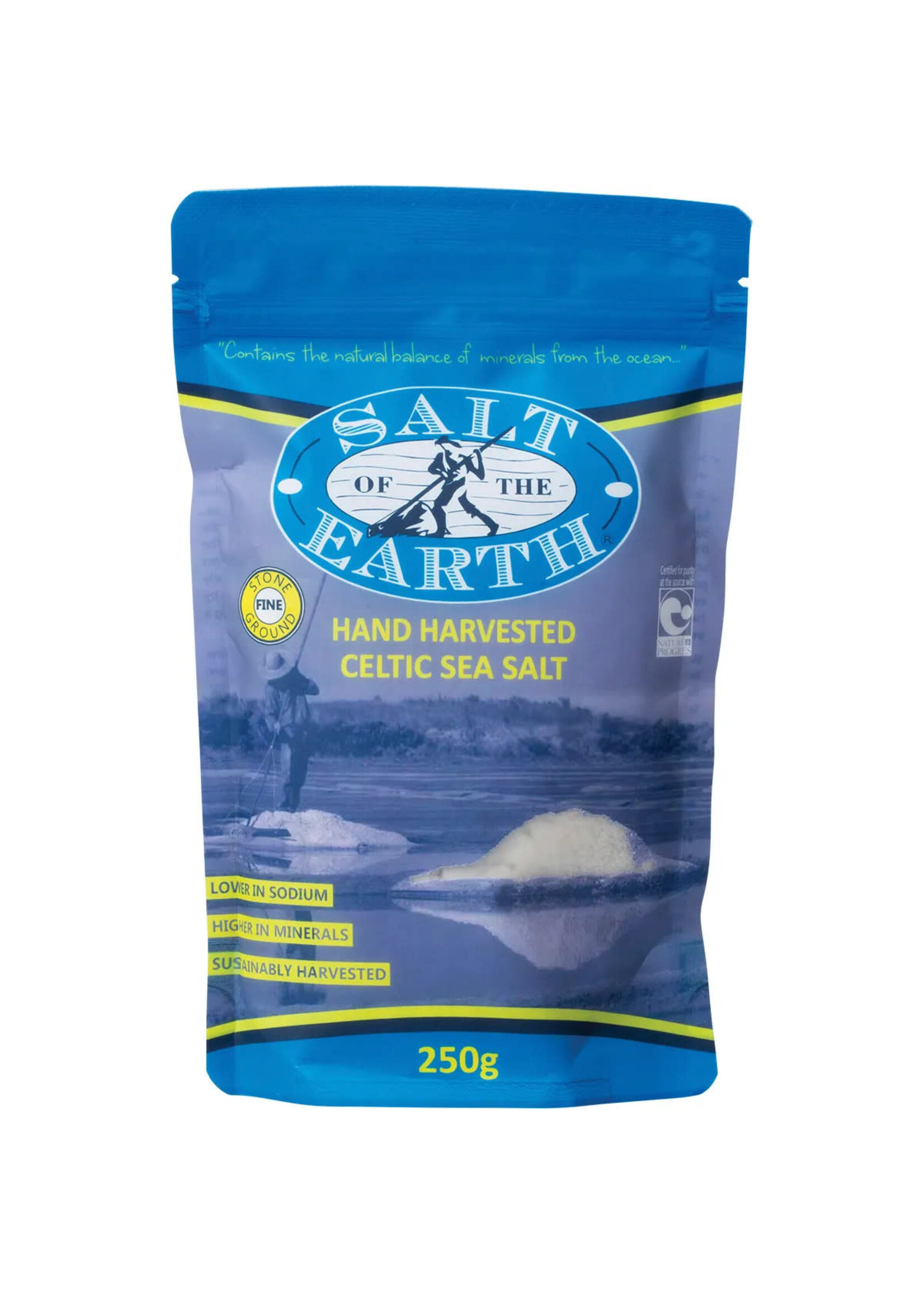 Salt of the Earth Salt of the Earth Celtic Sea Salt Stoneground Fine 250g