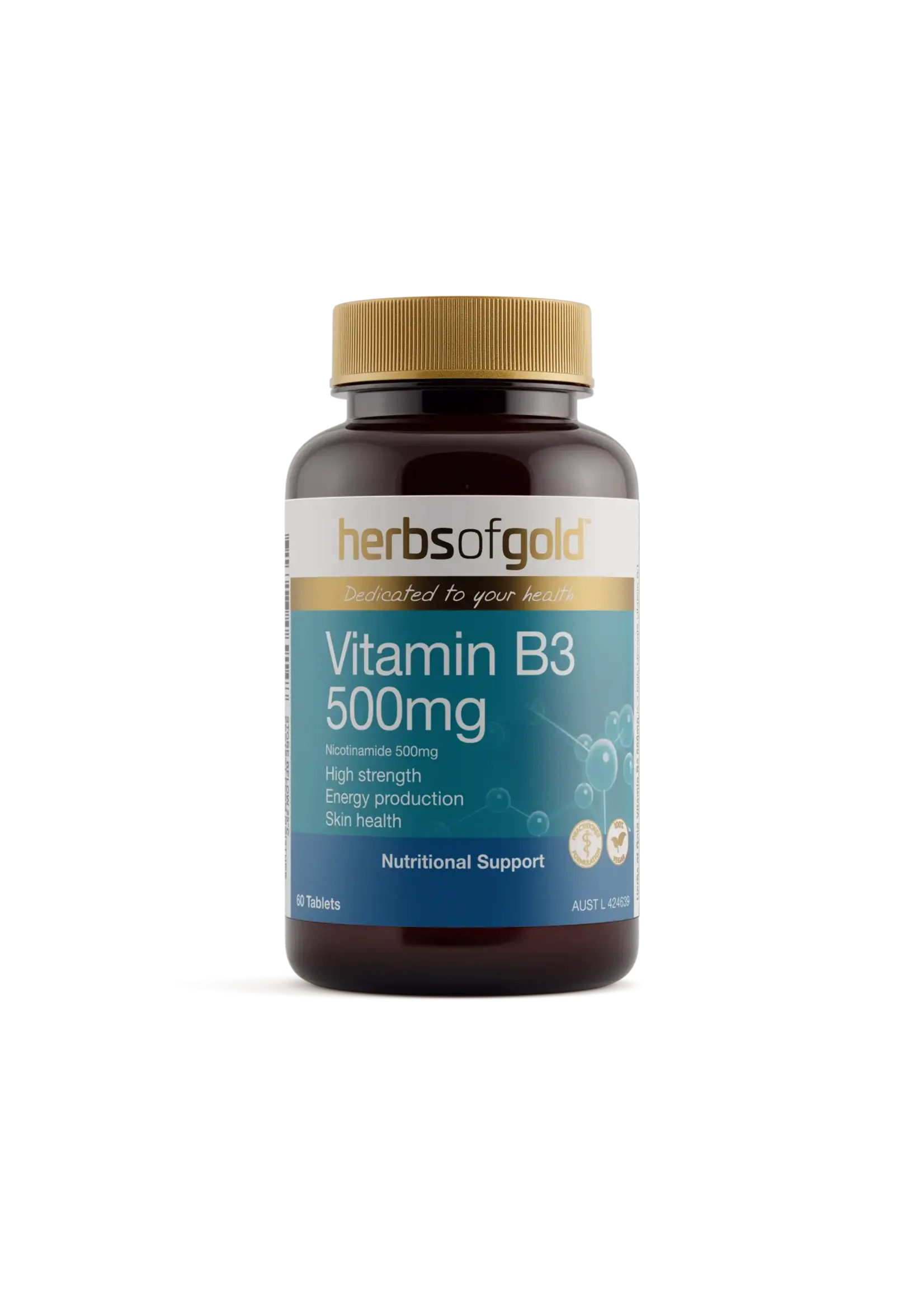 Herbs of Gold Herbs of Gold Vitamin B6 100mg 60 Tabs