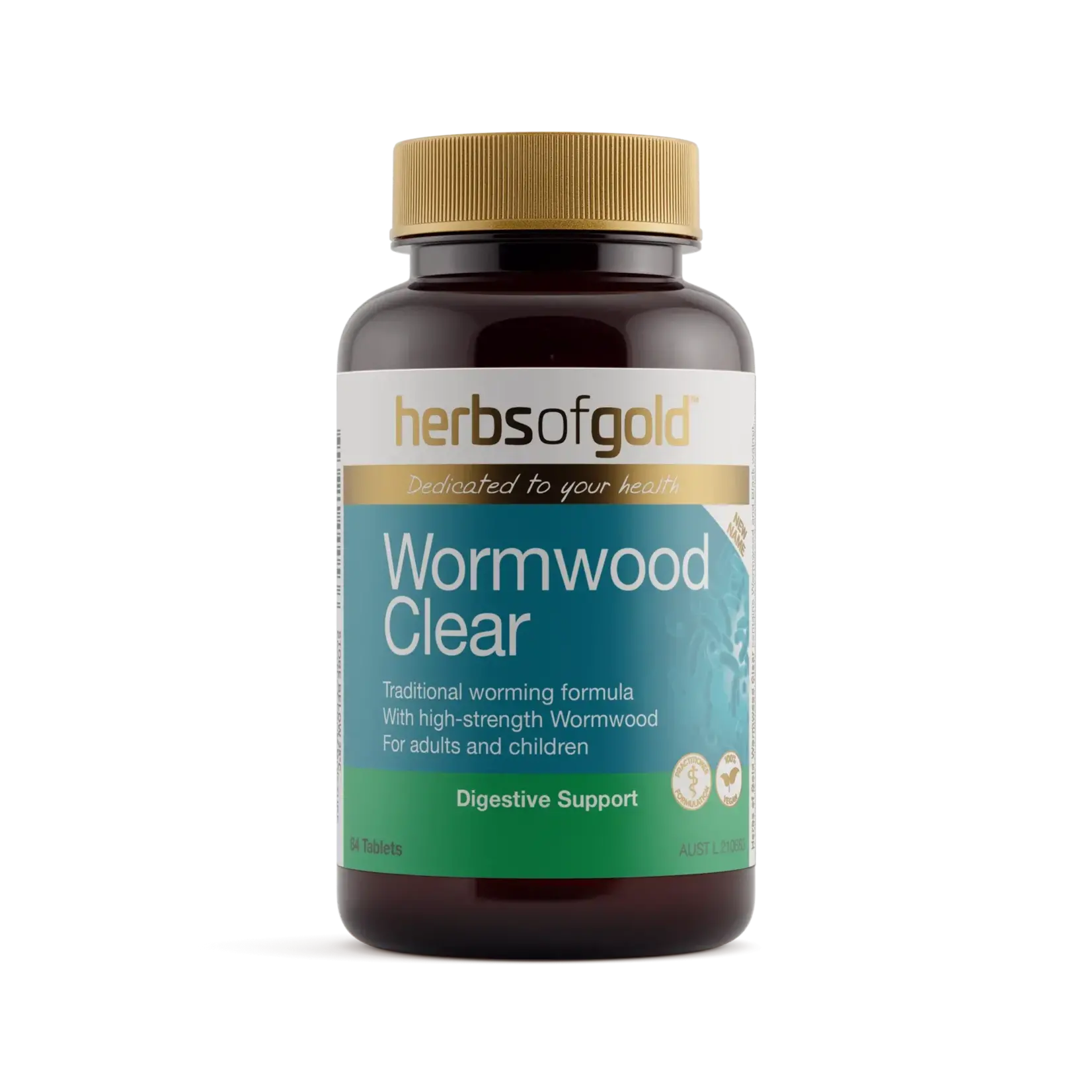 Herbs of Gold Herbs of Gold Wormwood Clear 84 tabs (Parastrike)