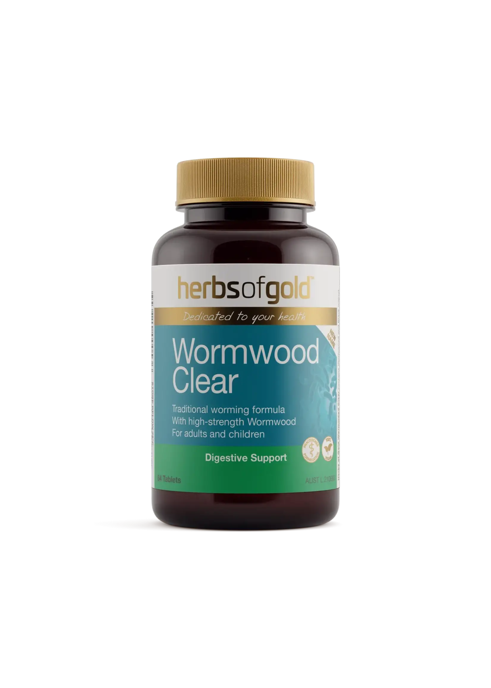 Herbs of Gold Herbs of Gold Wormwood Clear 84 tabs (Parastrike)
