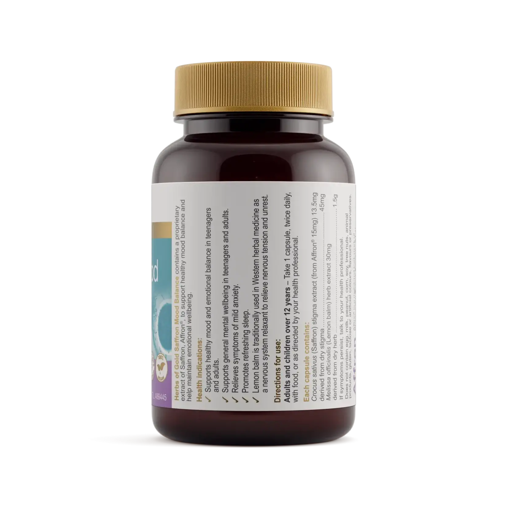 Herbs of Gold Herbs of Gold Saffron Mood Balance 60caps
