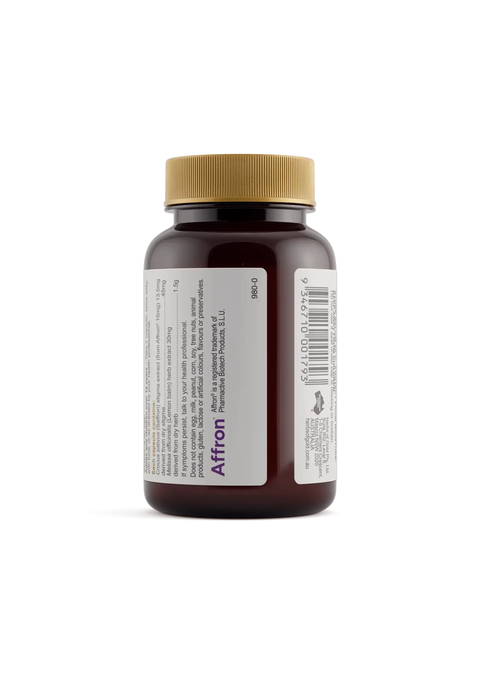 Herbs of Gold Herbs of Gold Saffron Mood Balance 60caps