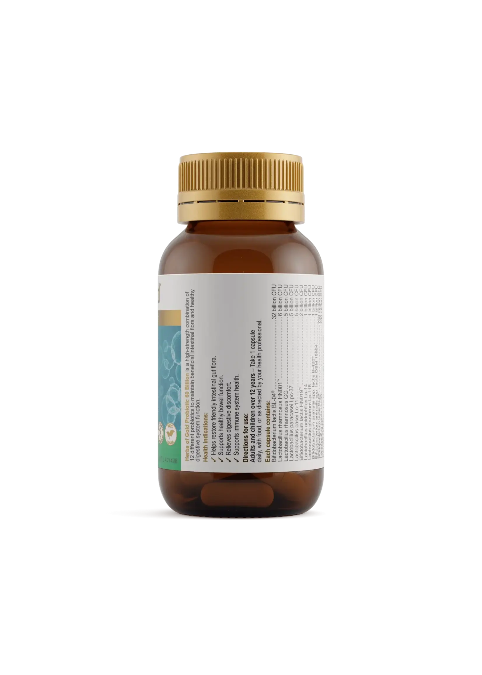 Herbs of Gold Herbs of Gold Probiotic 60 Billion 30 cap