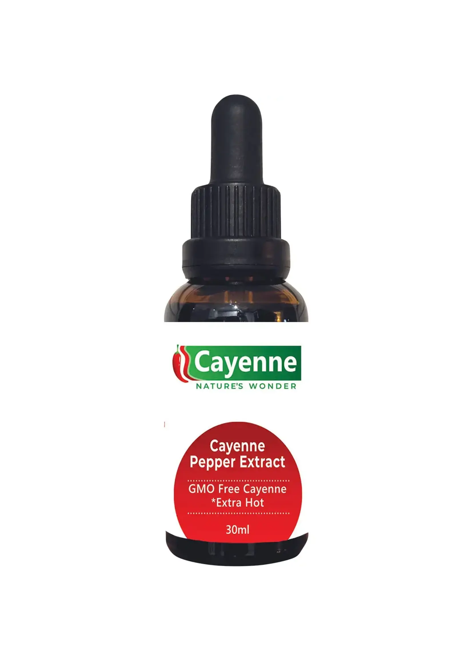 Cayenne Nature's Wonder Cayenne Nature's Wonder Cayenne Pepper Extract with dropper 30ml