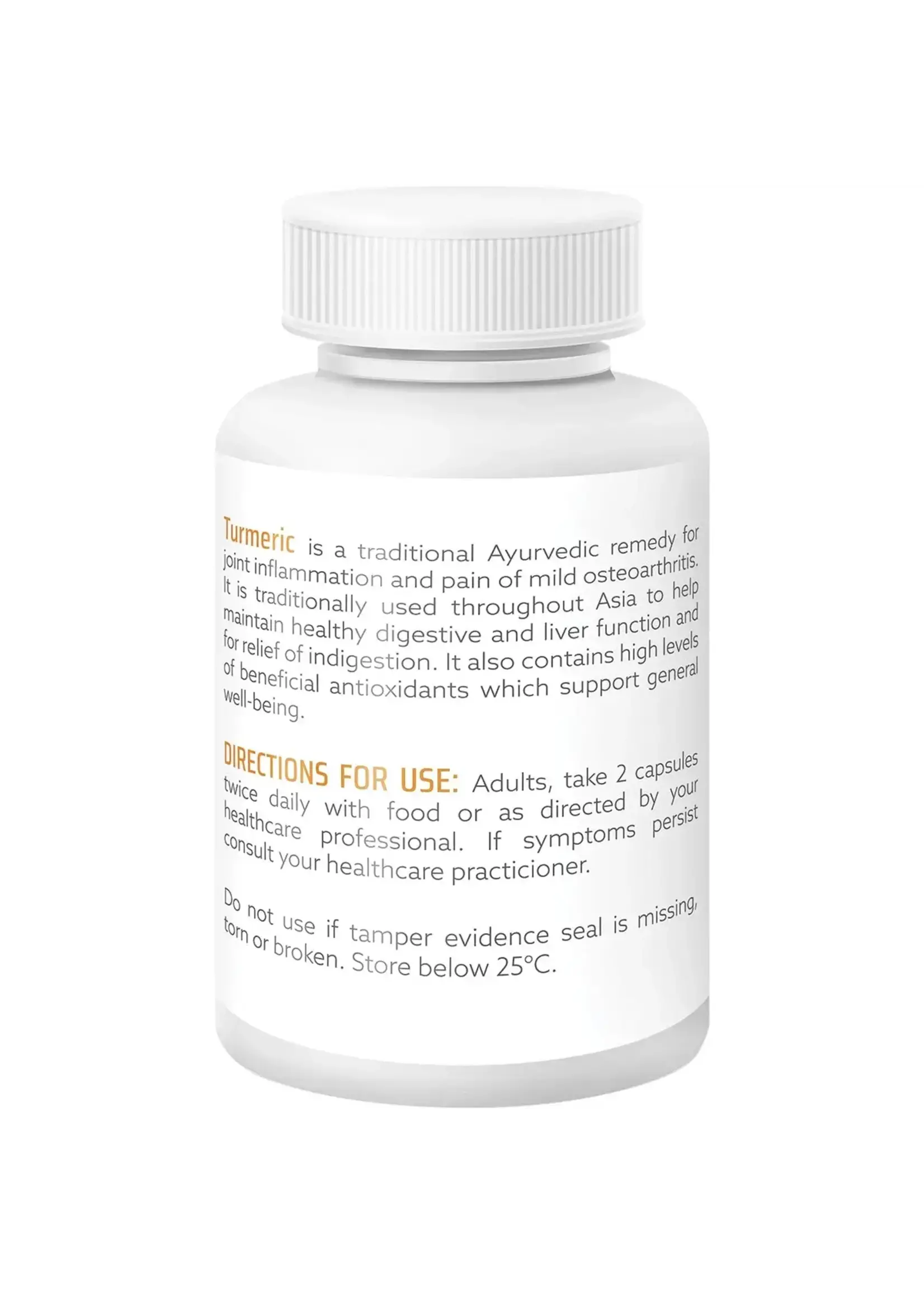 Natures Help Natures Help Organic Turmeric with Black Pepper & Ginger 120 caps