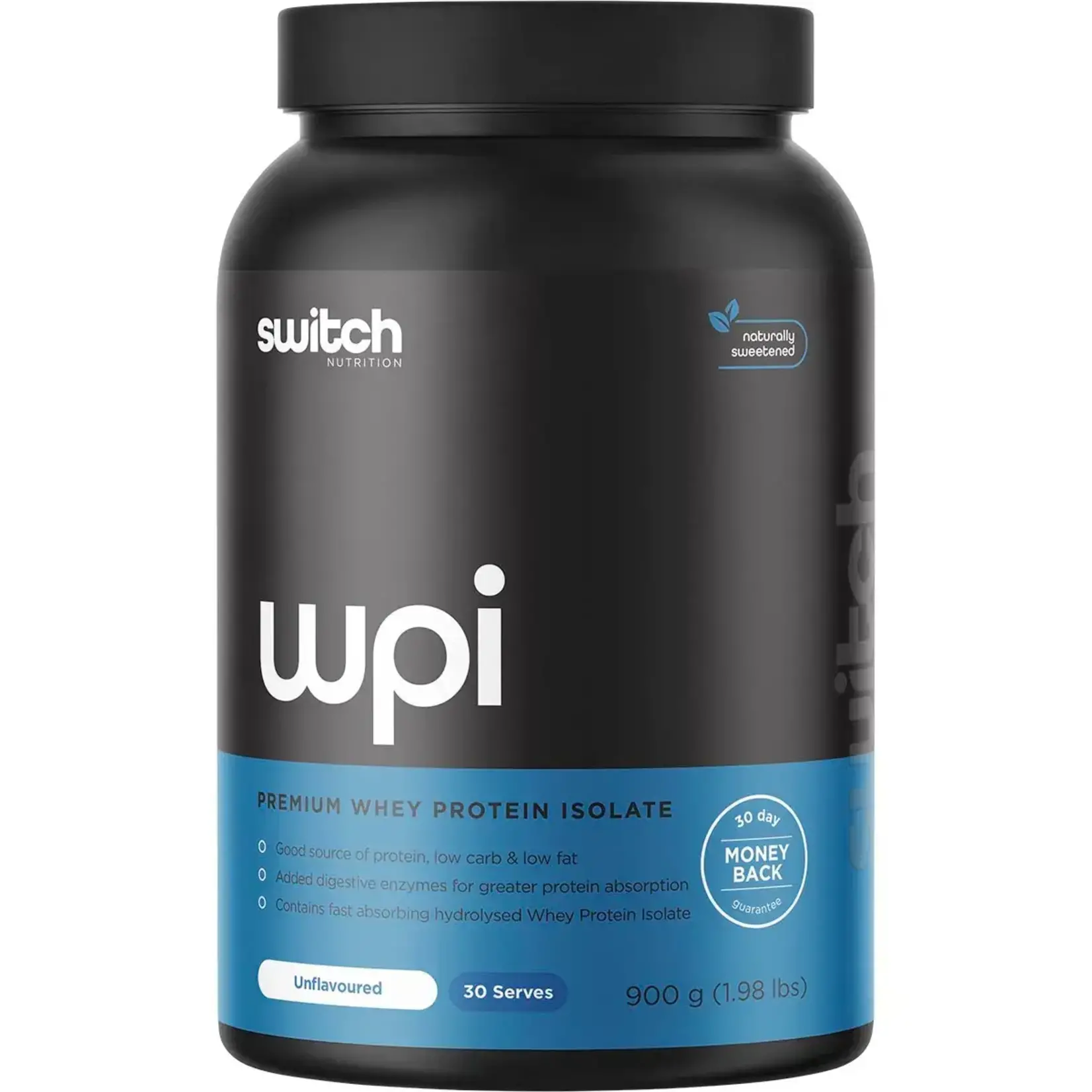 Switch Nutrition Switch Nutrition WPI Premium Whey Protein Isolate Unflavoured 900g