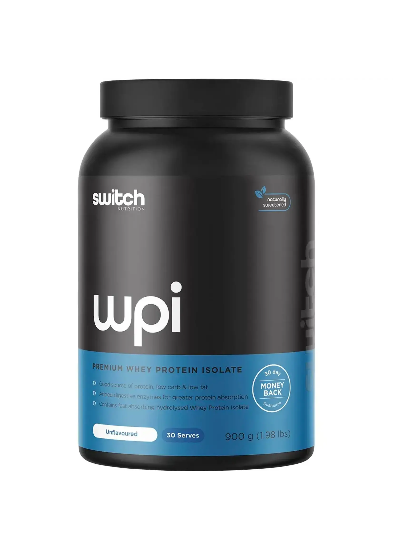 Switch Nutrition Switch Nutrition WPI Premium Whey Protein Isolate Unflavoured 900g
