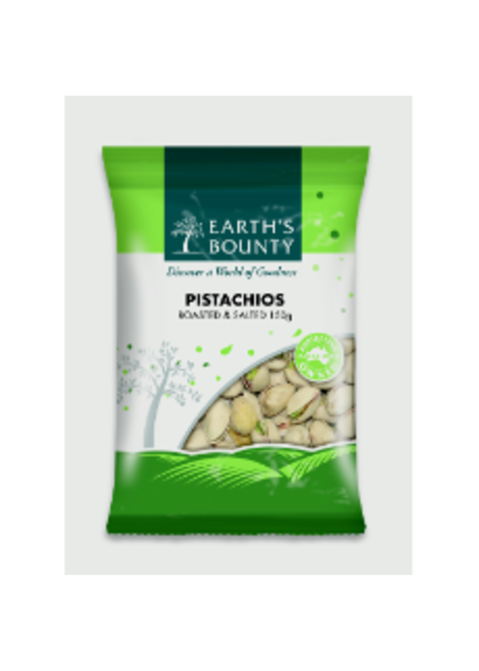 Earths Bounty Earths Bounty Pistachios Roasted & Salted 150g