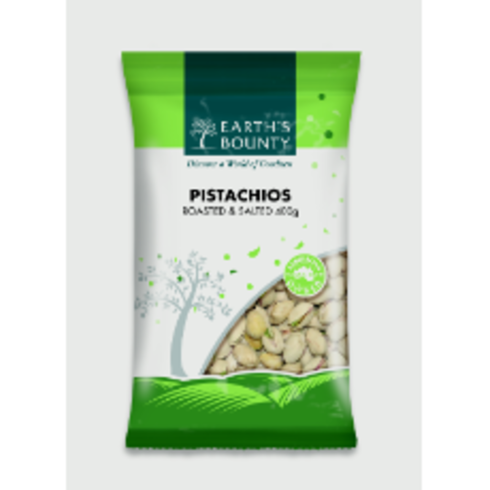 Earths Bounty Earths Bounty Pistachios Dry Roasted  & Salted 400g