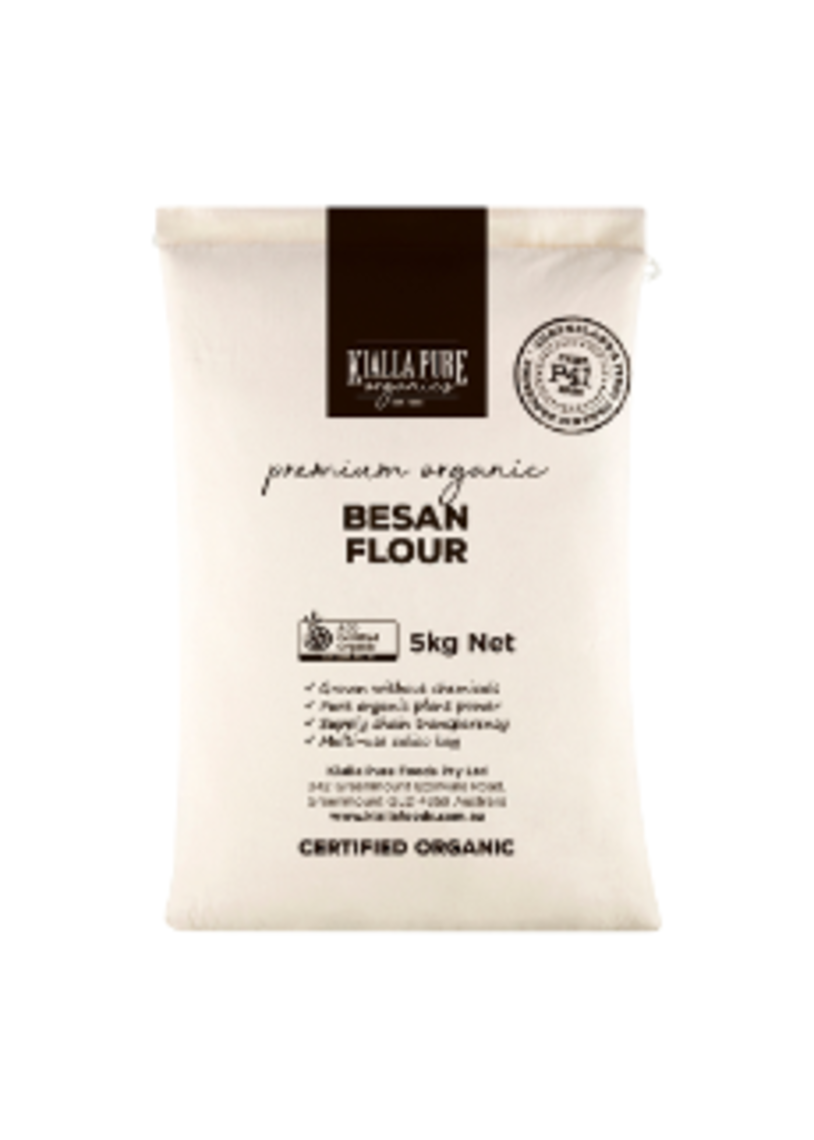 Kialla Kialla Besan Flour Organic  5kg