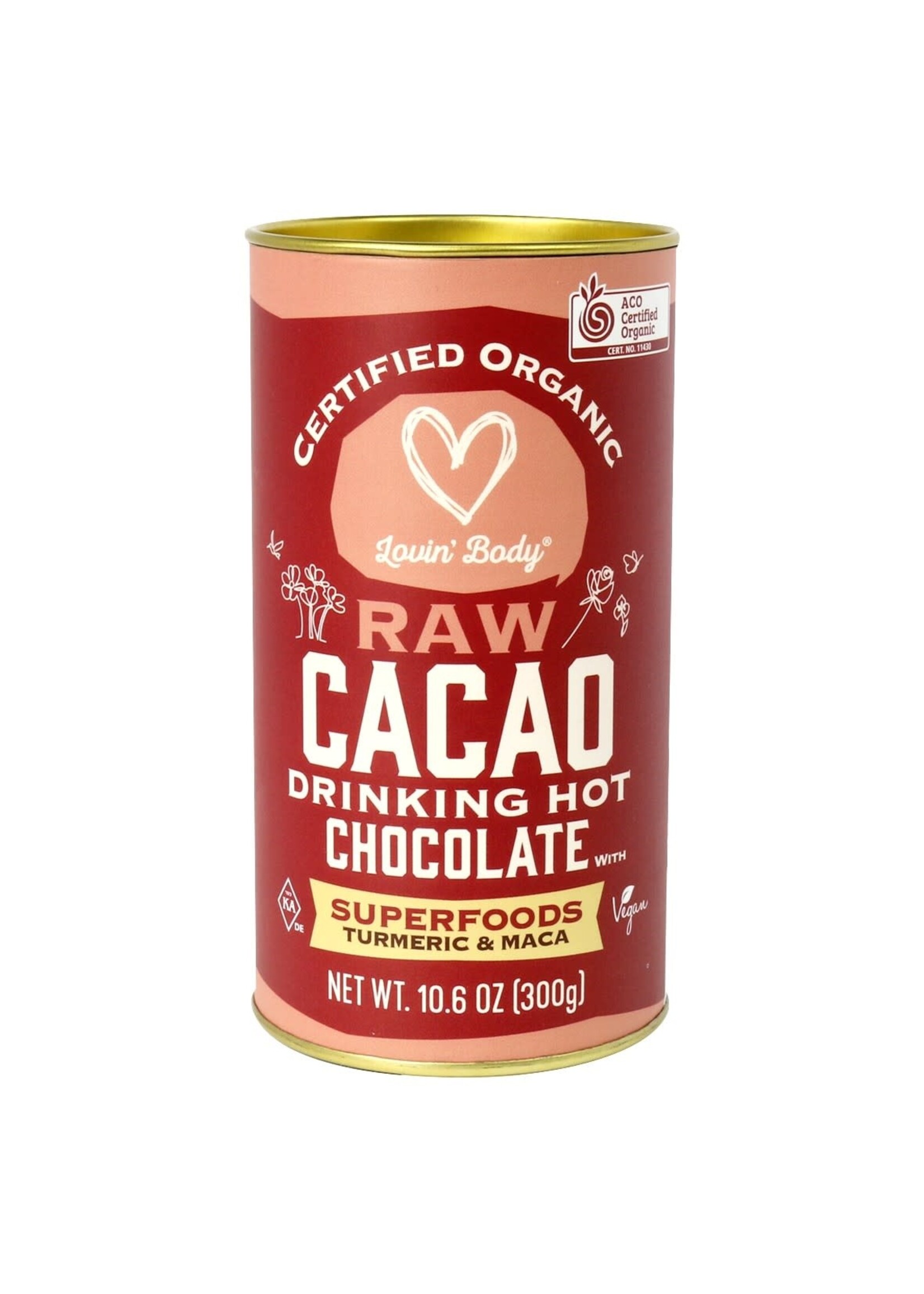 Chefs Choice Chefs Choice Lovin Body Raw Cacao Superfood Hot Chocolate Turmeric & Maca 300g