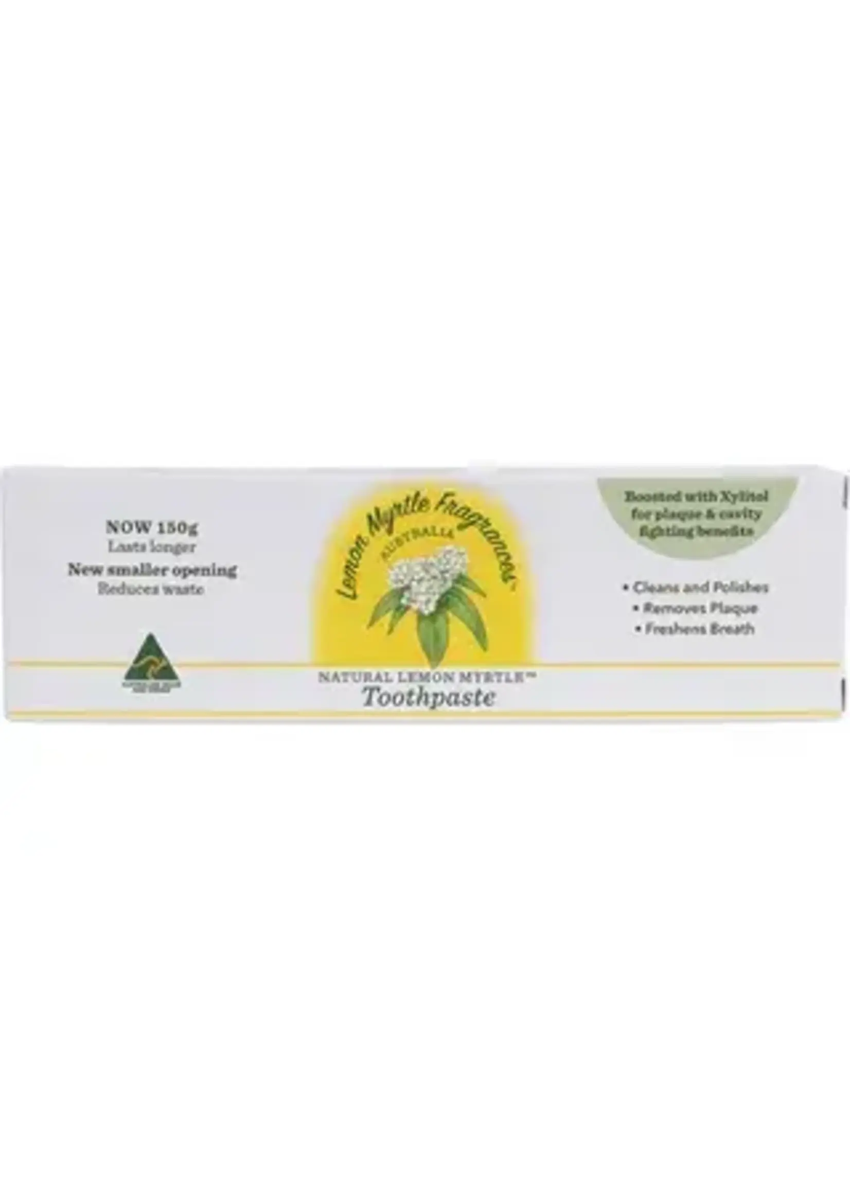 LEMON MYRTLE FRAGRANCES Lemon Myrtle Fragrances Lemon Myrtle Toothpaste Fluoride Free 150g