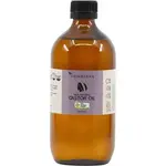 VRINDAVAN Vrindavan Organic Castor Oil 100% Natural 500mls (Amper Glass Bottle Violet Label)