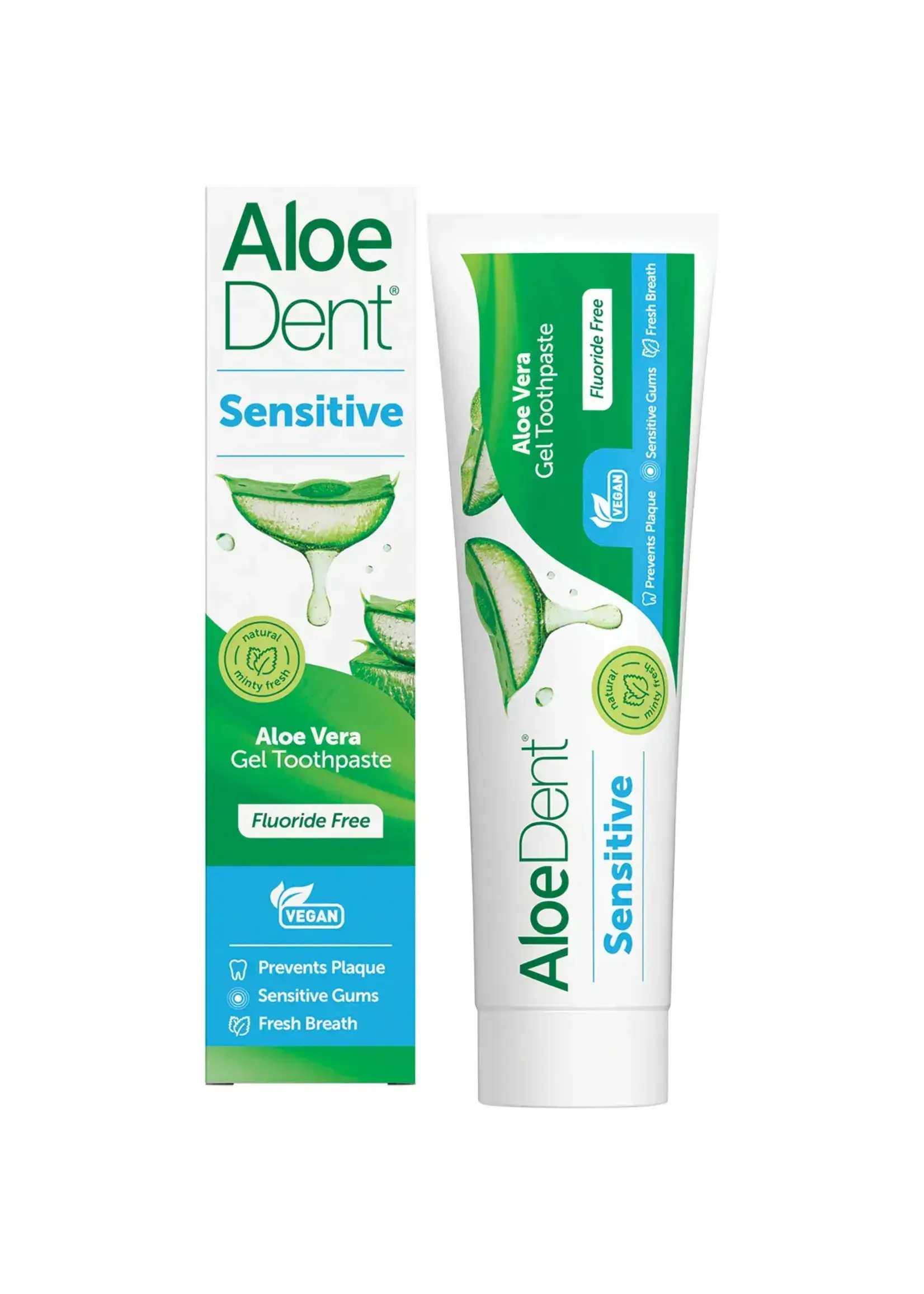 Aloe Dent Aloe Dent Toothpaste 100 ml Sensitive Fluoride Free