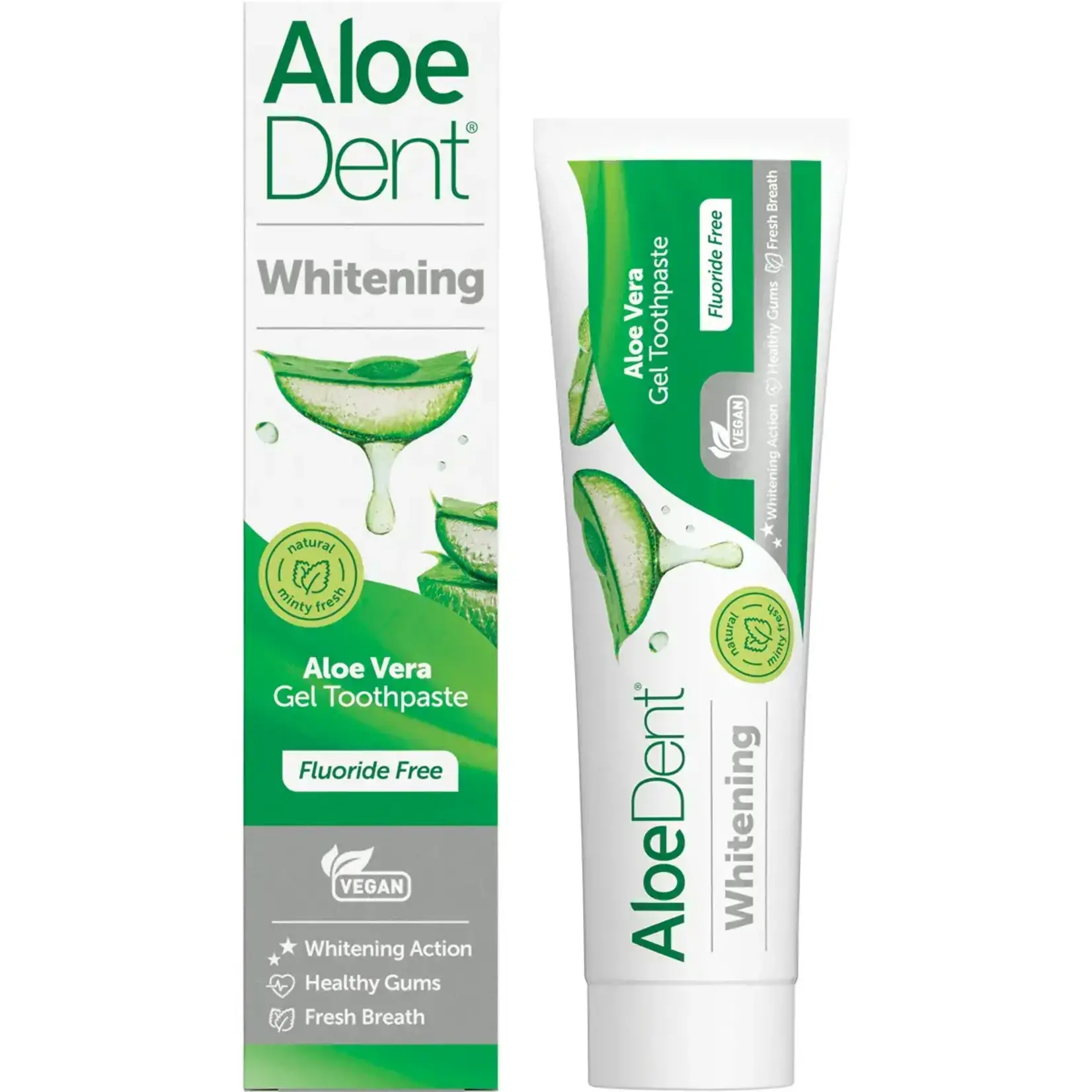 Aloe Dent Aloe Dent Toothpaste 100ml Fluoride Free Whitening