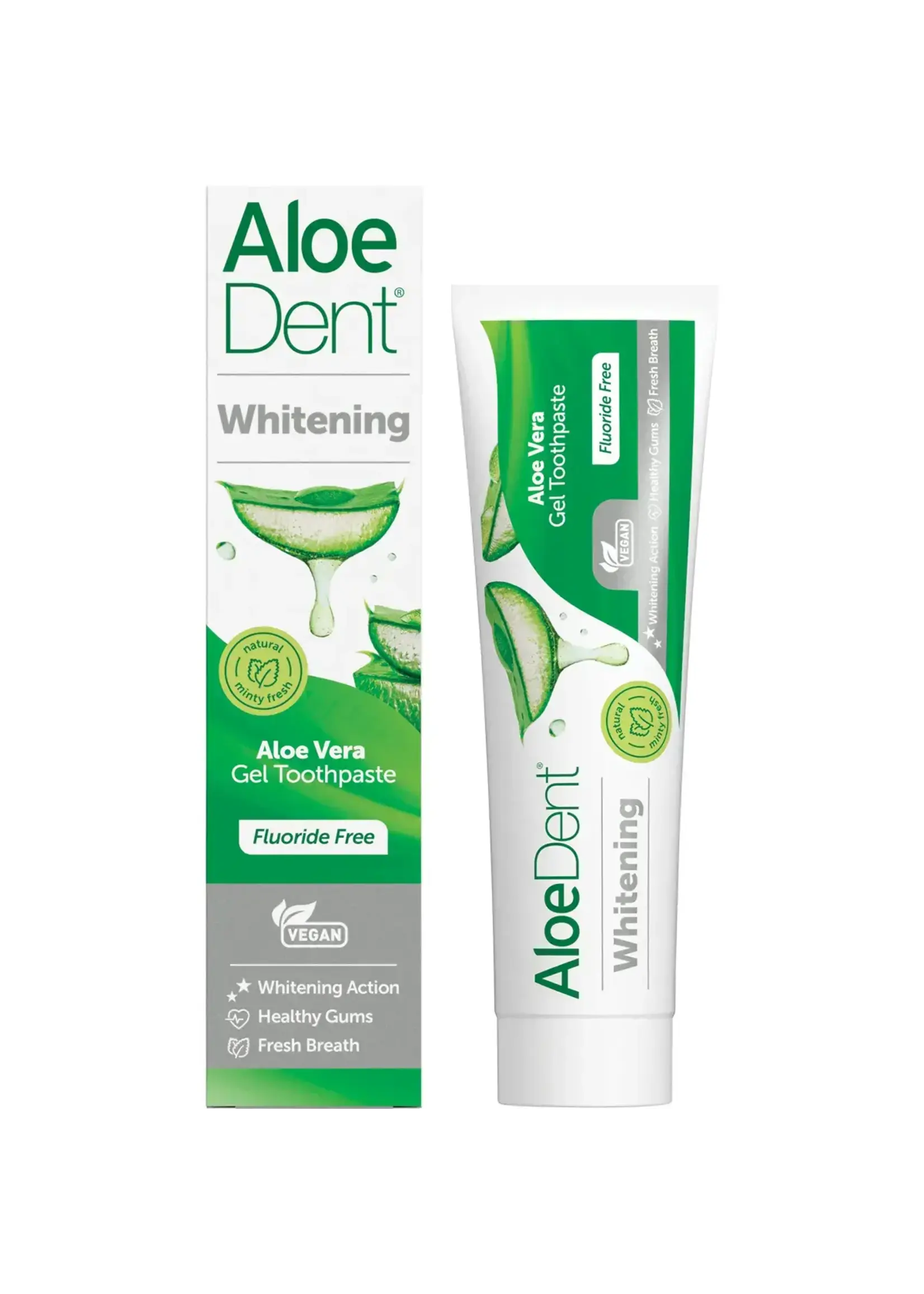Aloe Dent Aloe Dent Toothpaste 100ml Fluoride Free Whitening