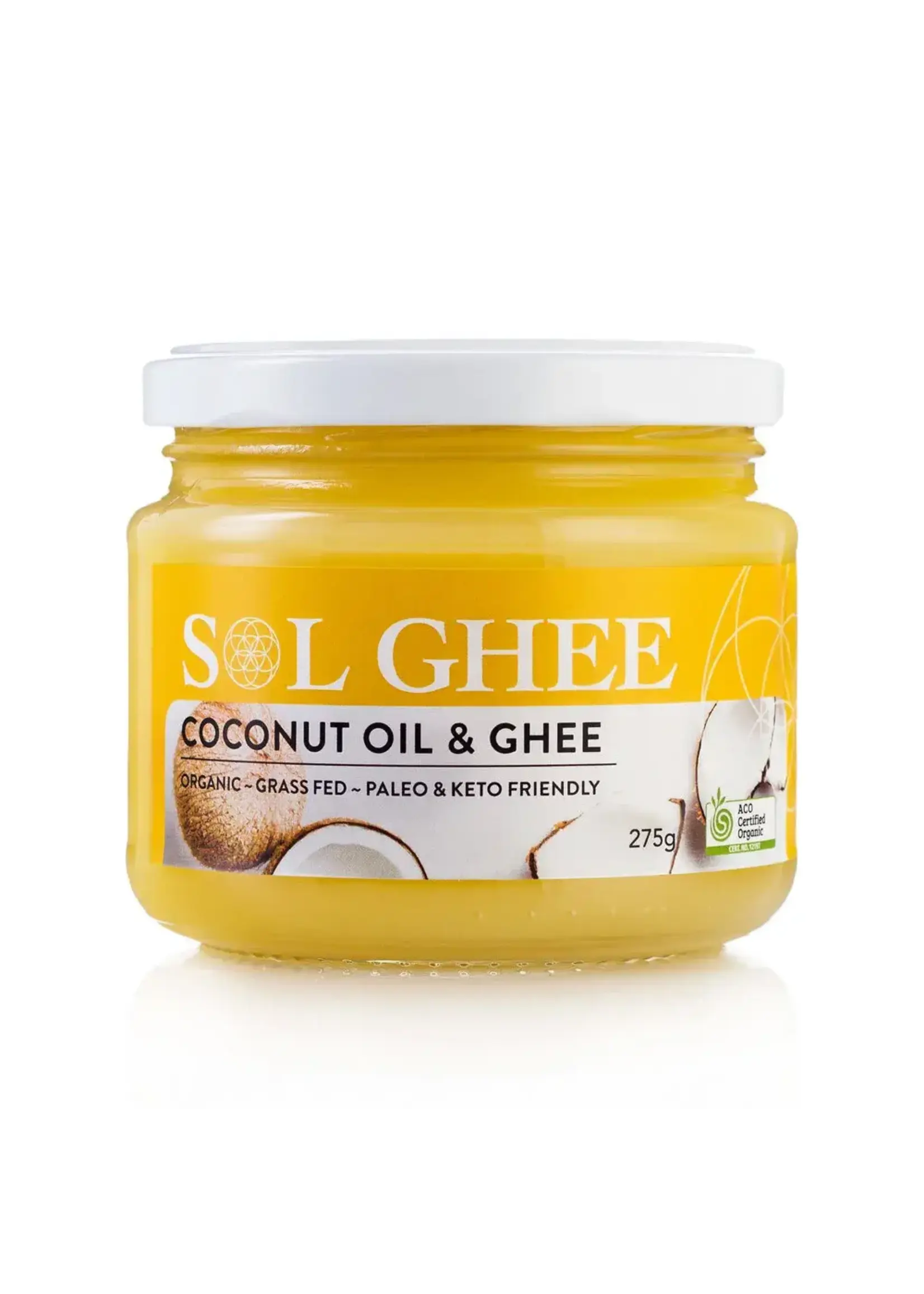 SOL ORGANICS Sol Organics Coconut Oil & Ghee 275g