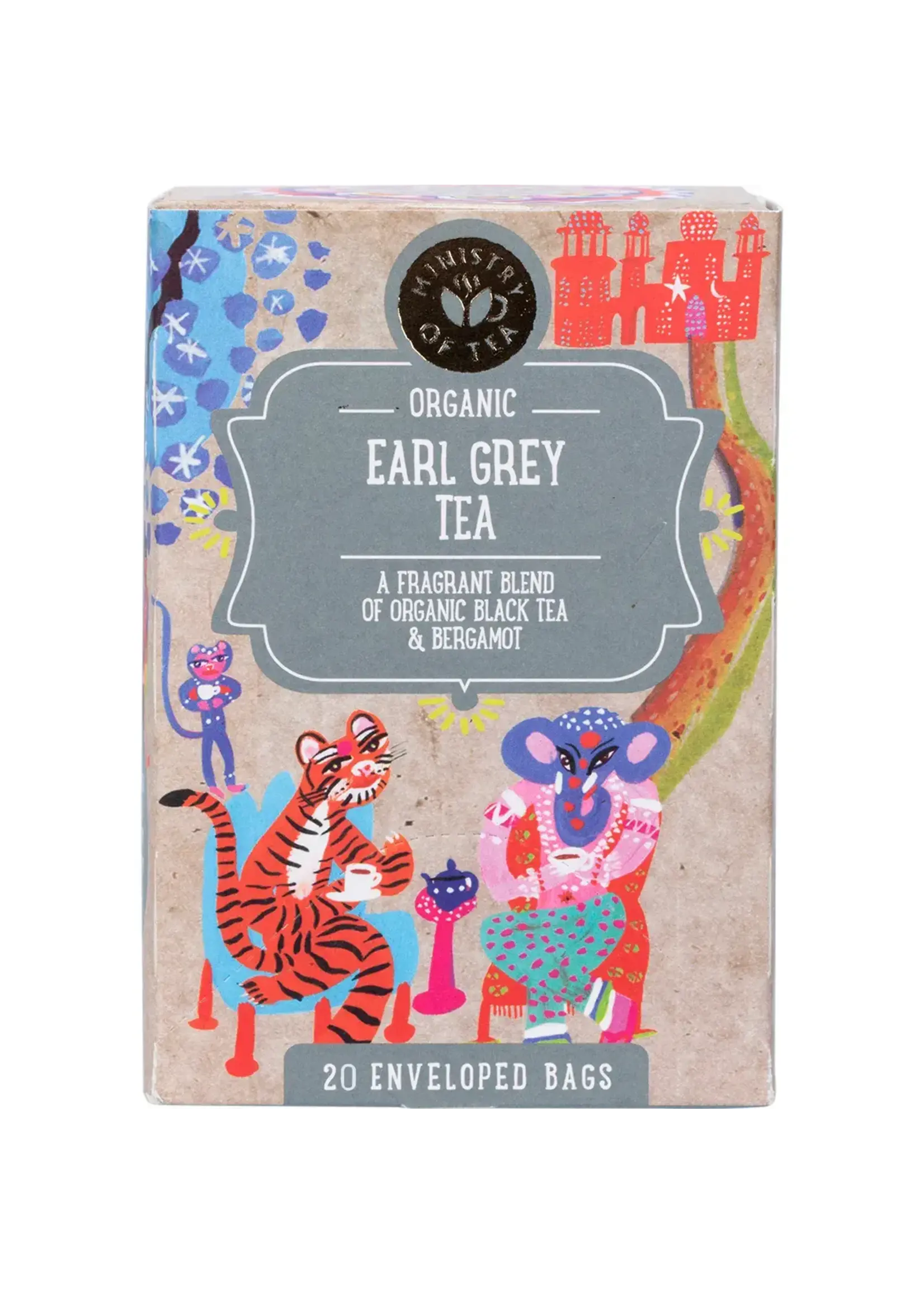 MINISTRY OF TEA Ministry of Tea  Organic Herbal Tea Bags  Earl Grey x 20 tea bags