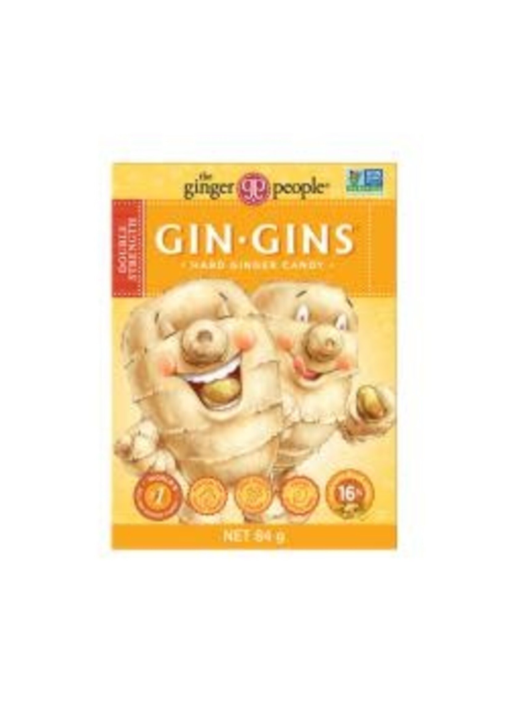 THE GINGER PEOPLE The Ginger People Hard Ginger Candy Double Strength 84g