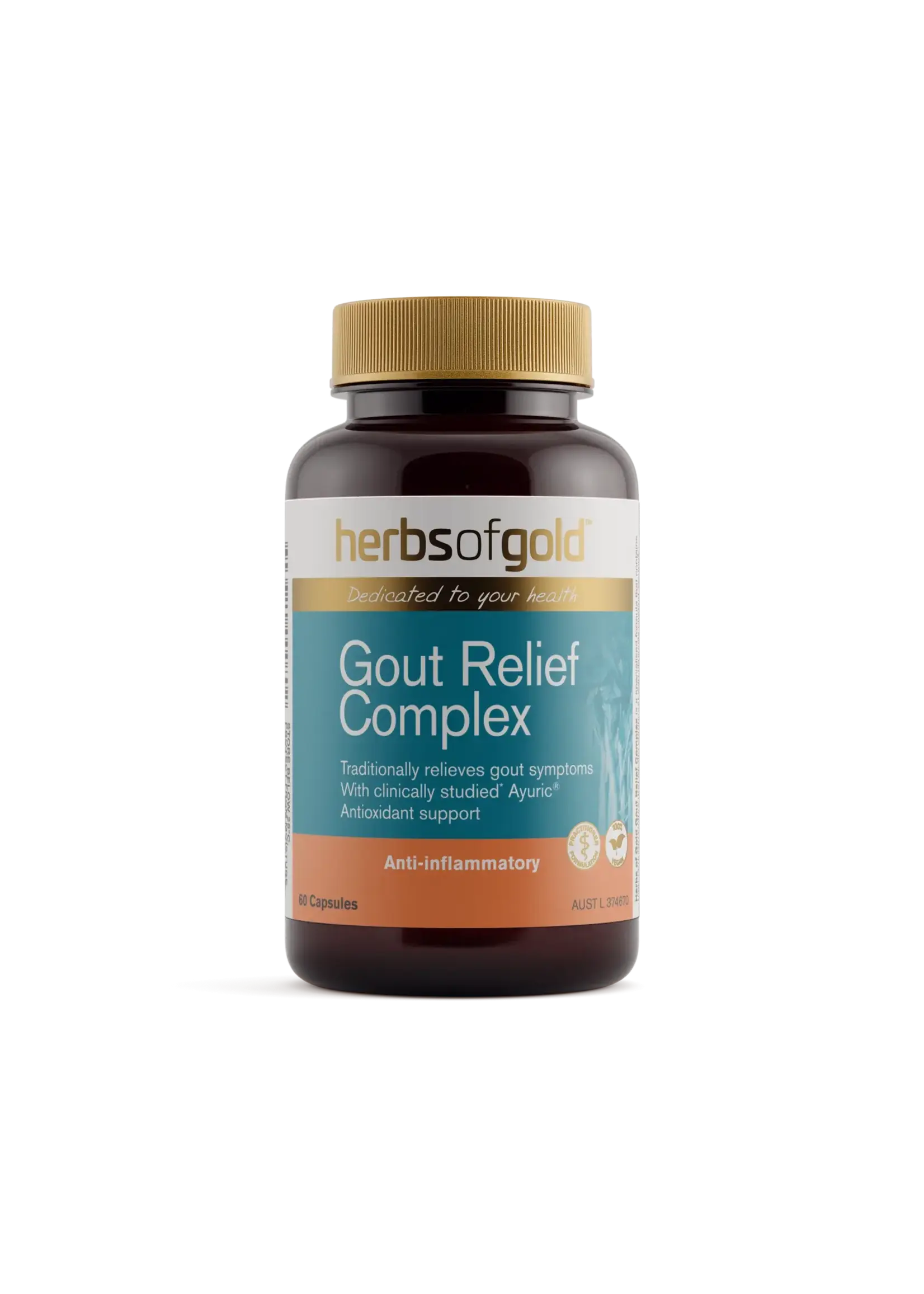 Herbs of Gold Herbs of Gold Gout Relief Complex 60 vege caps