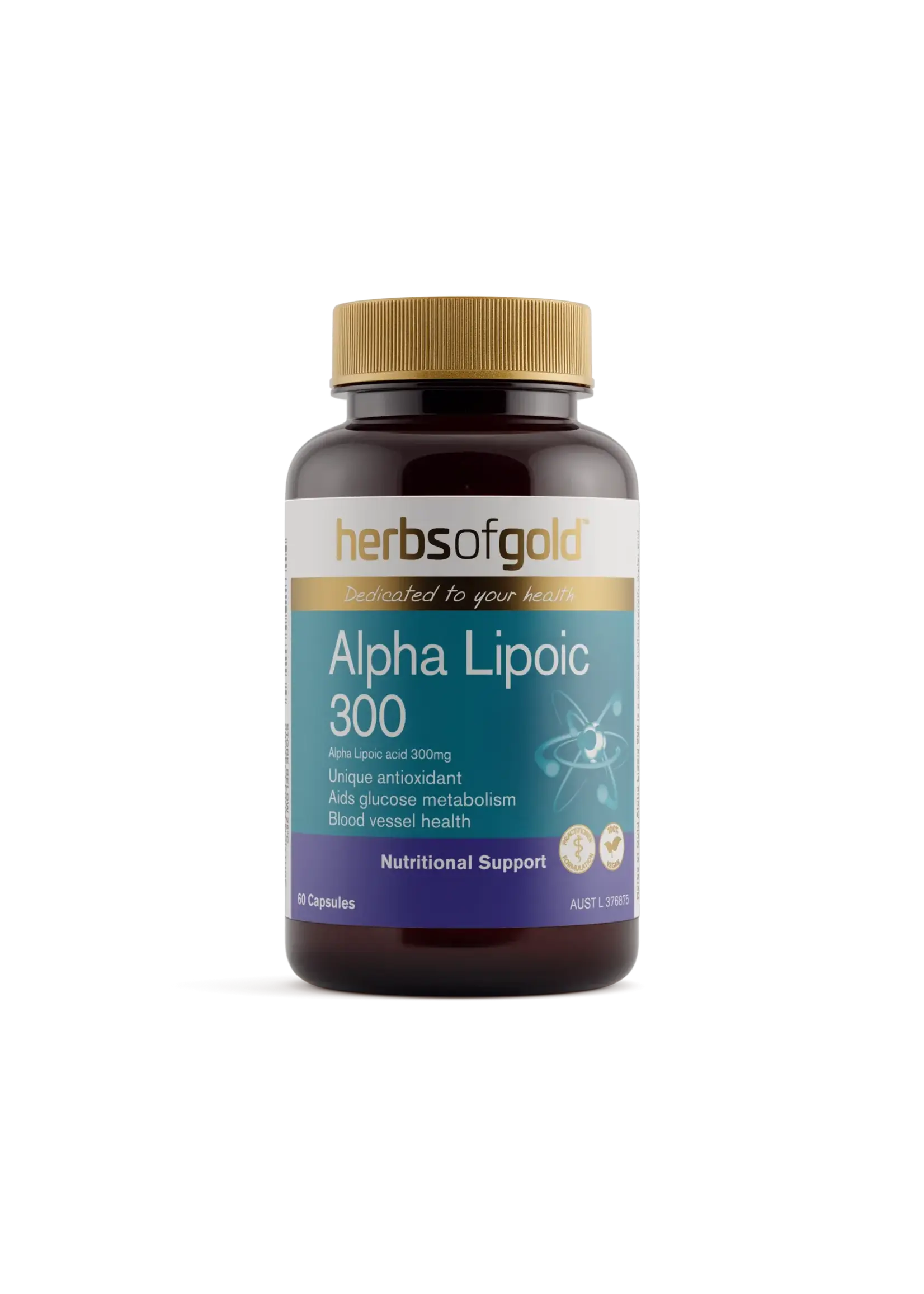 Herbs of Gold Herbs of Gold Alpha Lipoic  300 120 Caps ( Special Order only)