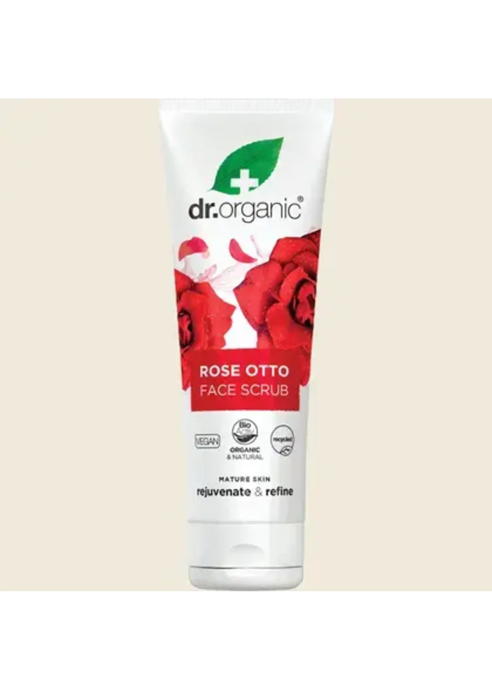 Dr Organic Dr Organic Face Scrub Organic Rose Otto 125ml