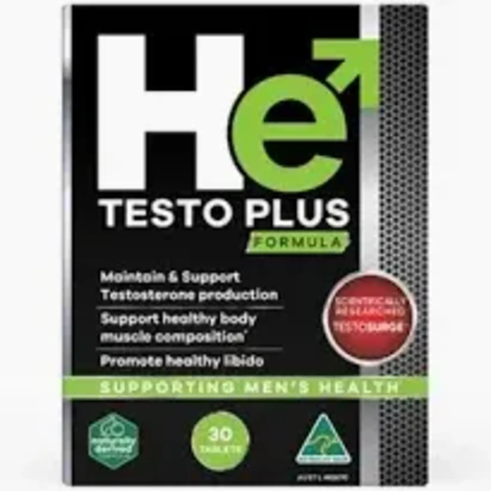 Martin & Pleasance He Testo Plus 30 Tabs