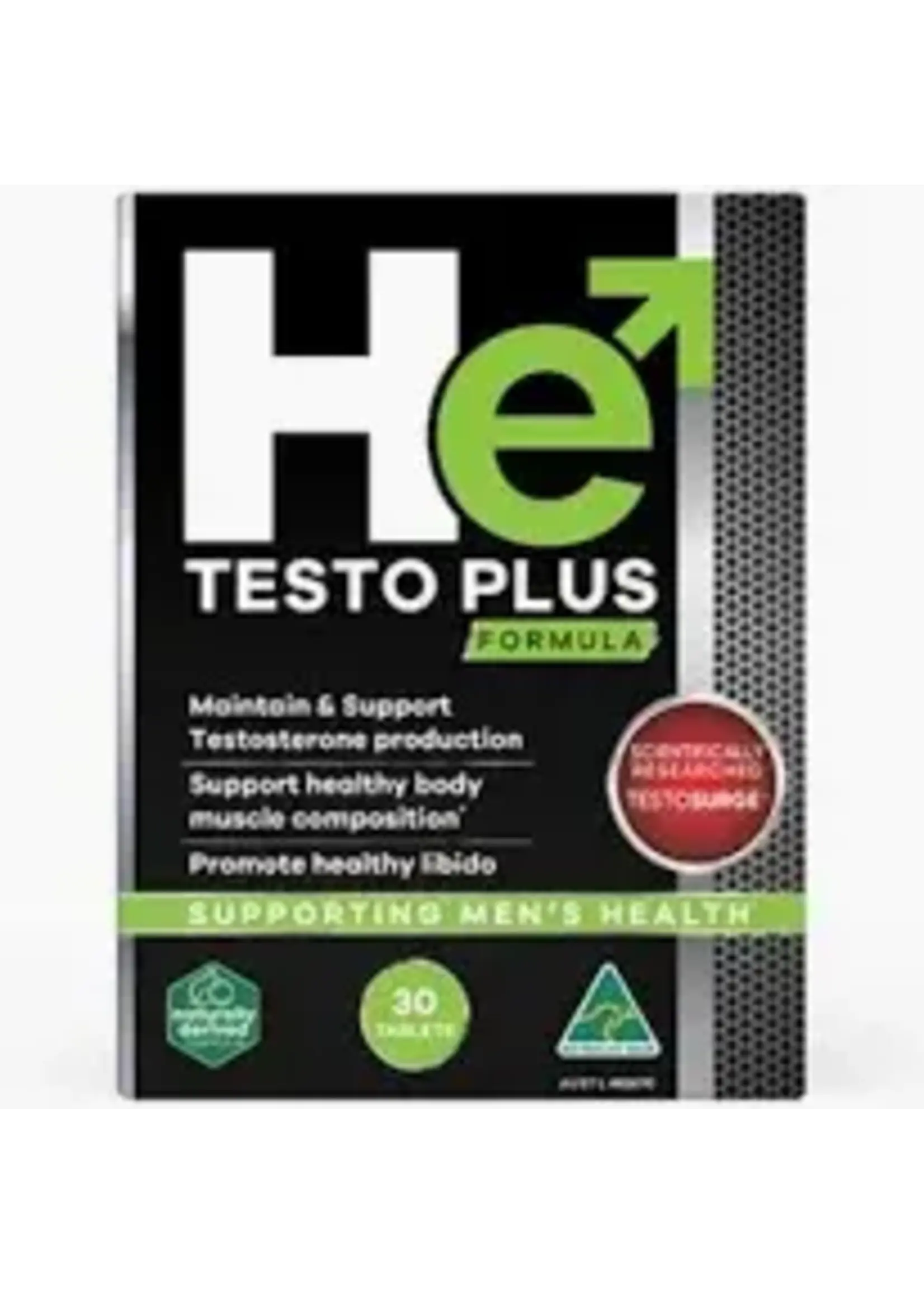 Martin & Pleasance He Testo Plus 30 Tabs