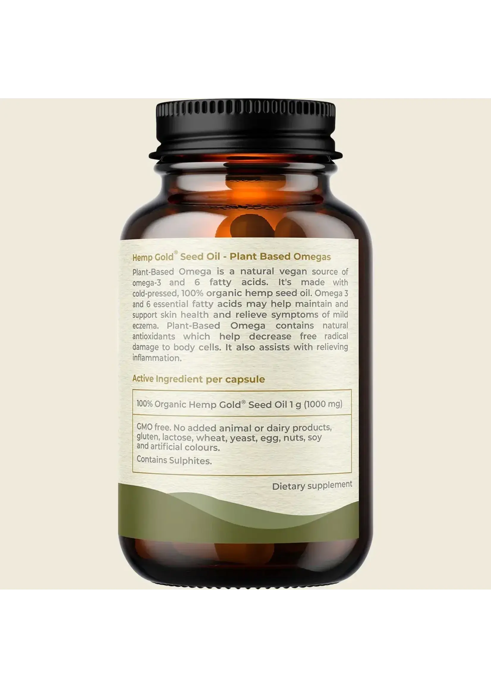 Hemp Foods Australia ( Essential Hemp) Hemp Foods Australia Plant-Based Omega with Hemp 60caps