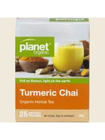 Planet Organic Planet Organic Herbal Tea Bags 25 Turmeric Chai
