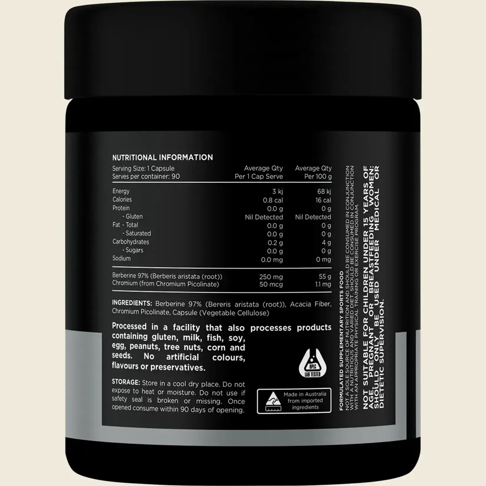 Switch Nutrition Switch Nutrition Berberine + Plus Chromium Picolinate 90 caps