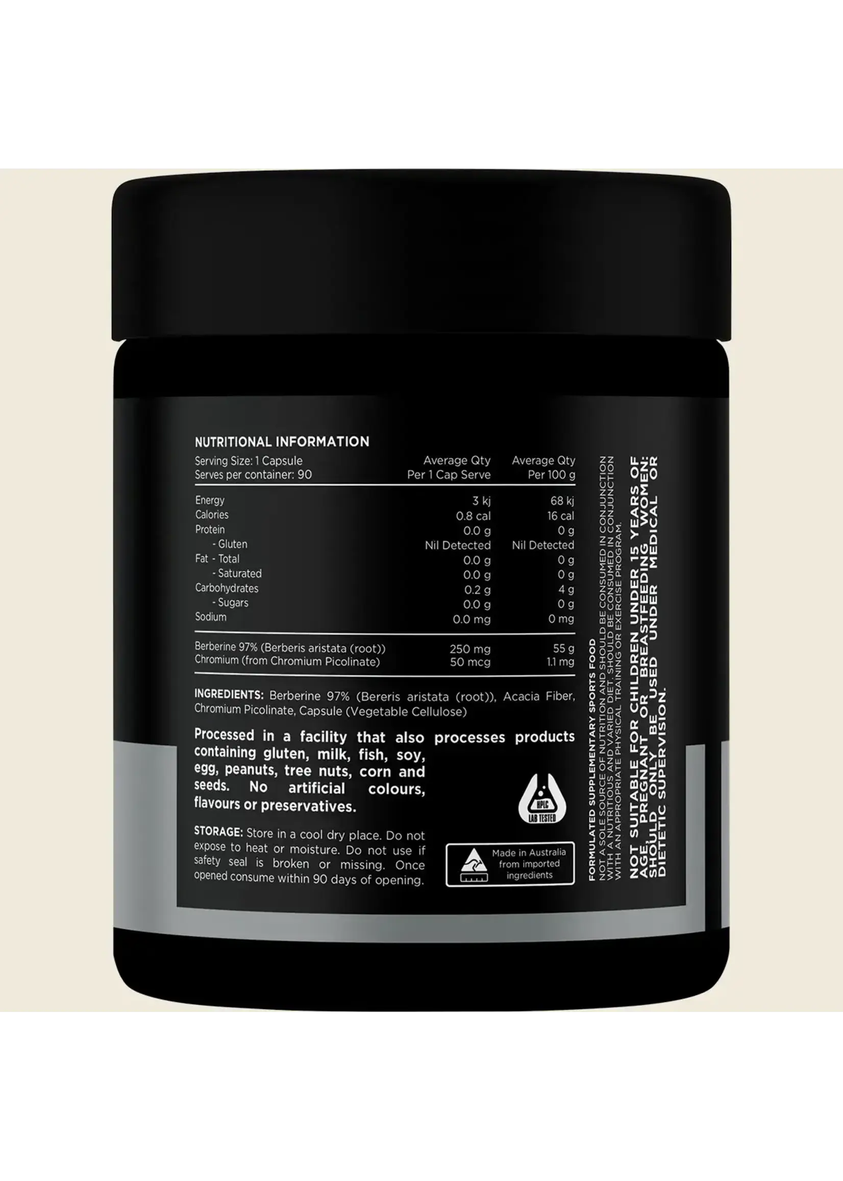 Switch Nutrition Switch Nutrition Berberine + Plus Chromium Picolinate 90 caps