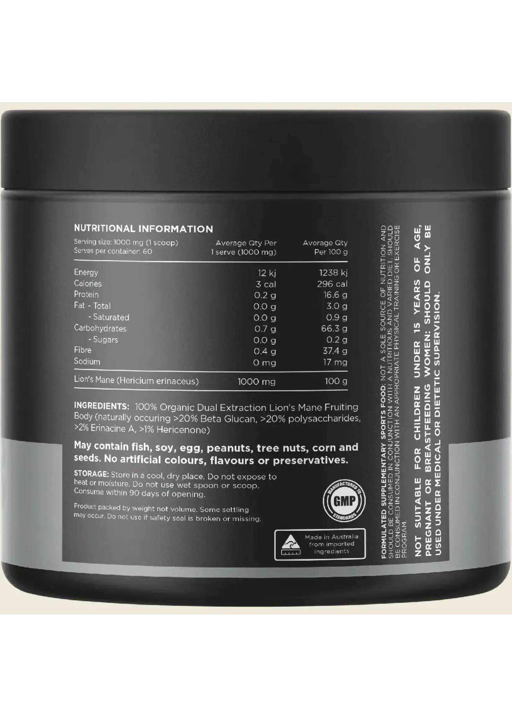 Switch Nutrition Switch Nutrition Lions Mane 100% pure unflavoured 60g