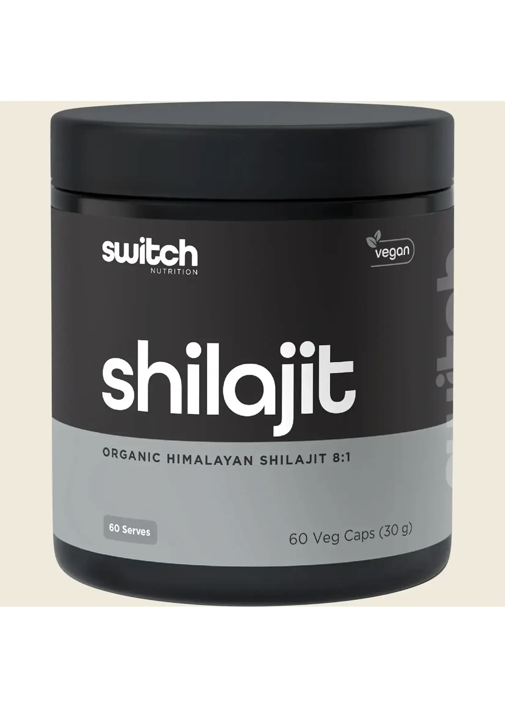Switch Nutrition Switch Nutrition Shilajit Organic Himalayan Shilajit 8:1 60 Caps