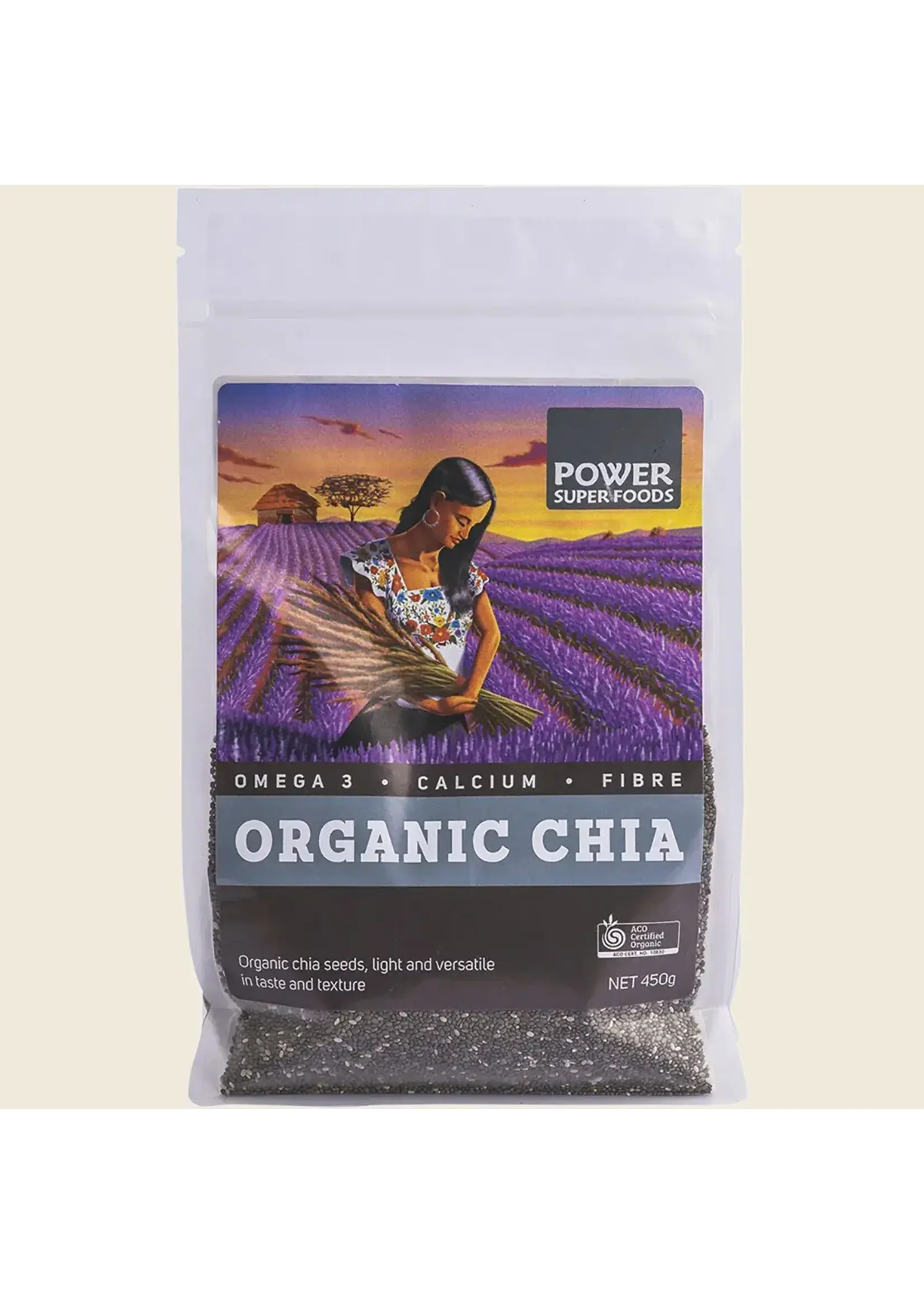Power Super Foods Power Superfoods Organic Chia Seeds 450g