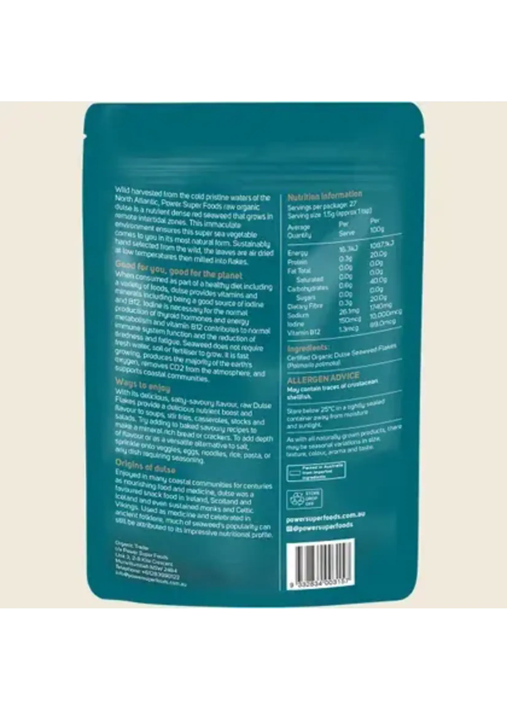 Power Super Foods Power Super Foods Organic Dulse Flakes 40 g