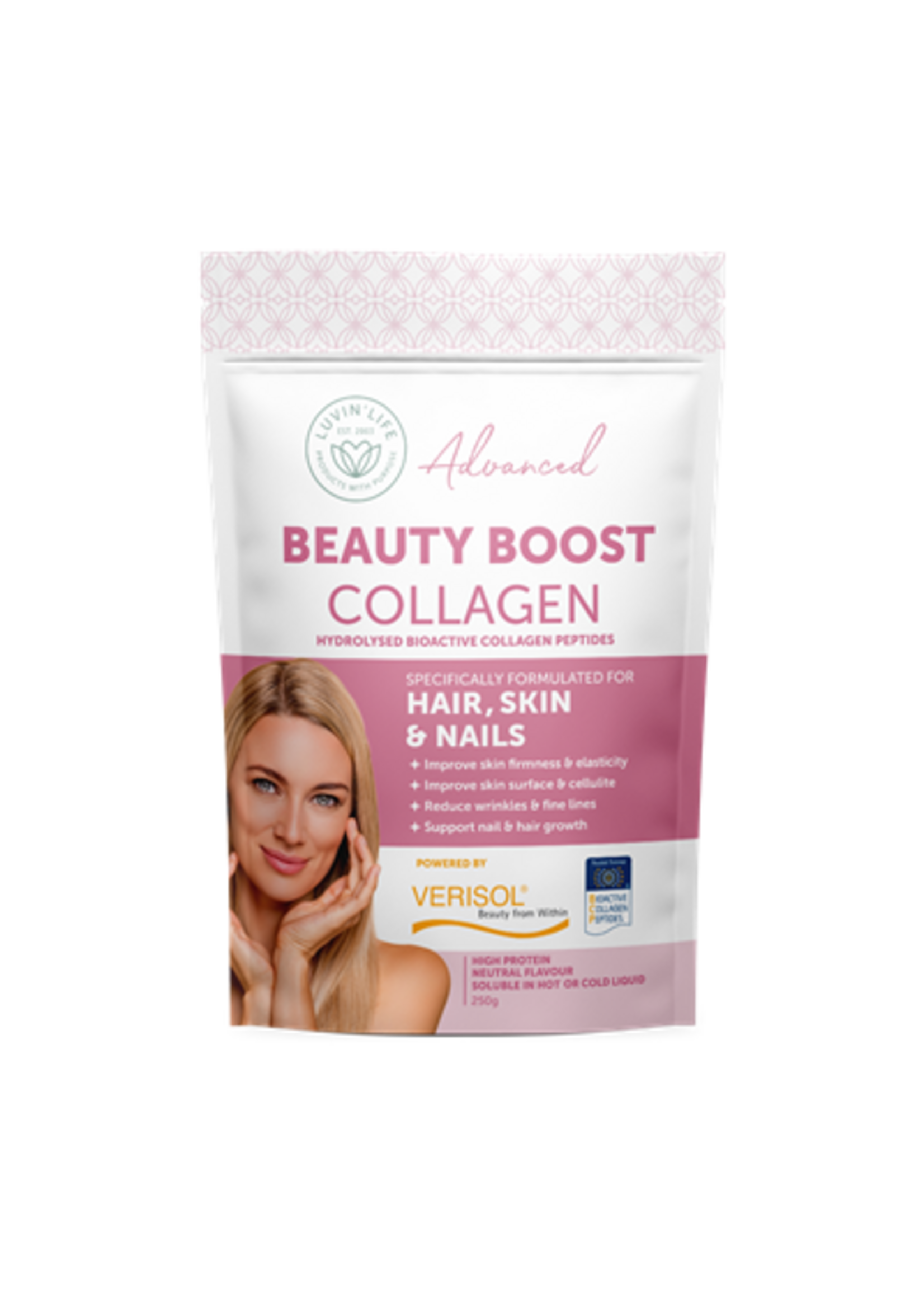 LUVIN LIFE Luvin Life Beauty Boost Collagen Peptides 250g