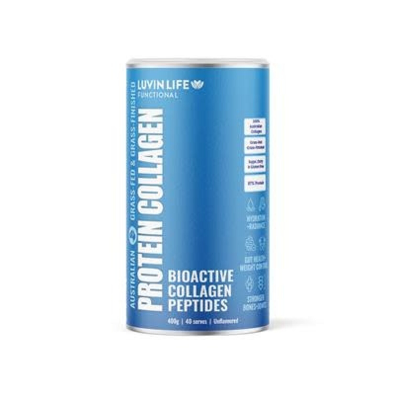LUVIN LIFE Luvin Life Australian Sourced Bioactive Collagen Peptides450 g Flavour Free