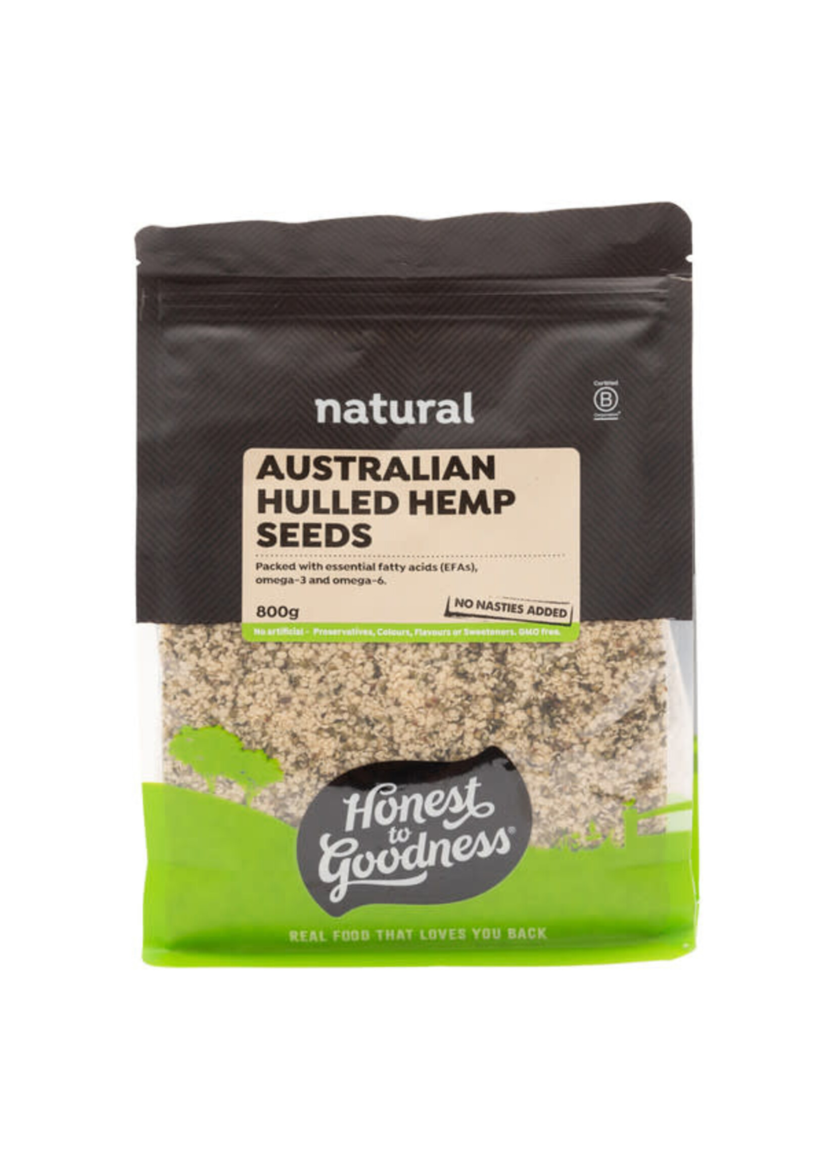 Honest To Goodness Honest to Godness Natural Australian Hulled Hemp Seed 800g