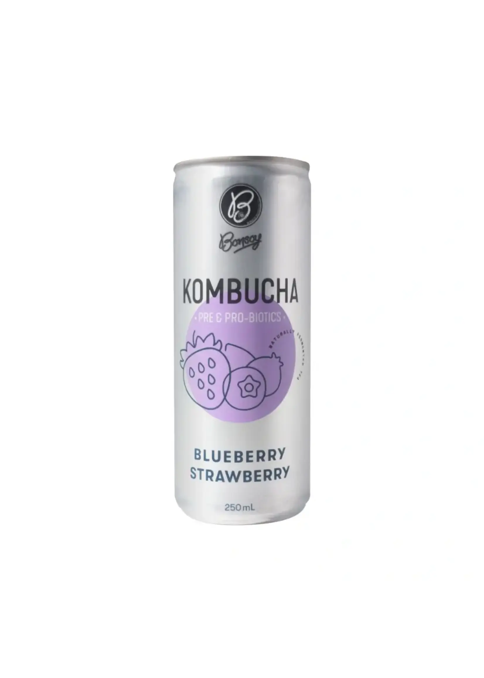 Bonsoy Bonsoy Kombucha Blueberry Strawberry 250ml