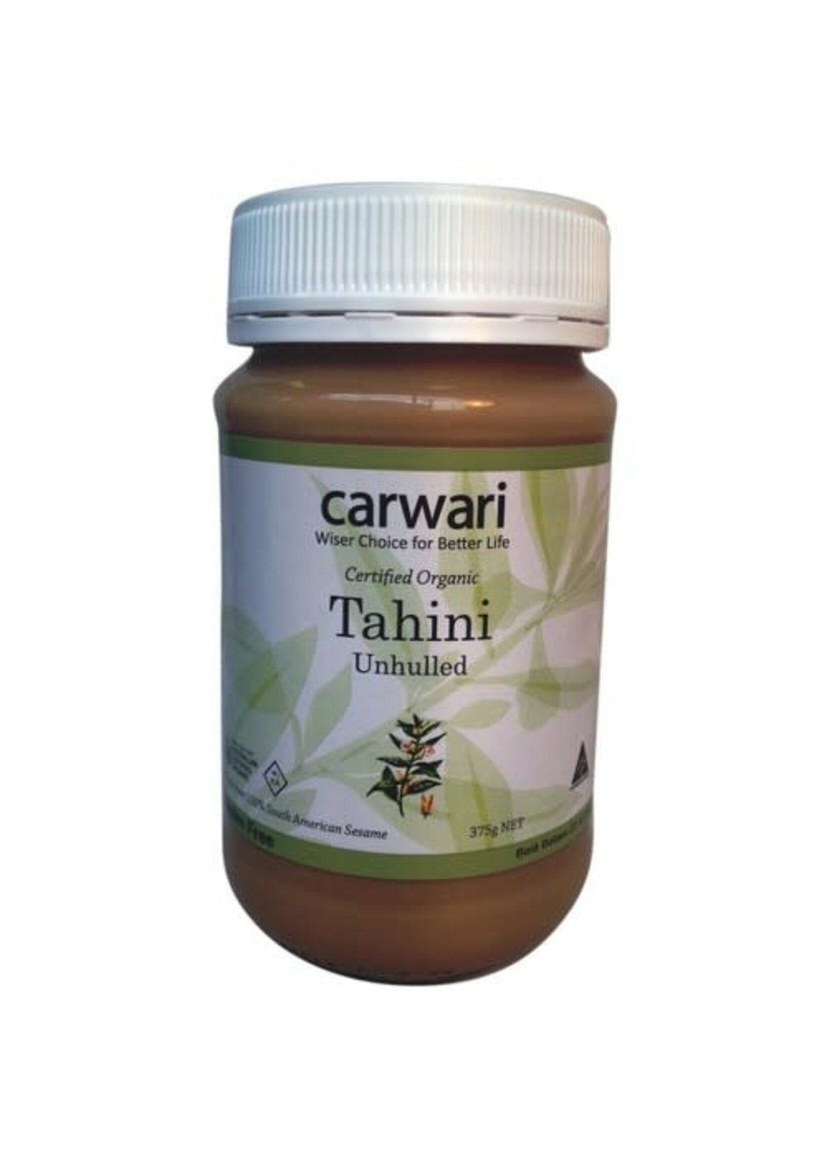 CARWARI Carwari Organic Tahini Unhulled 375 g