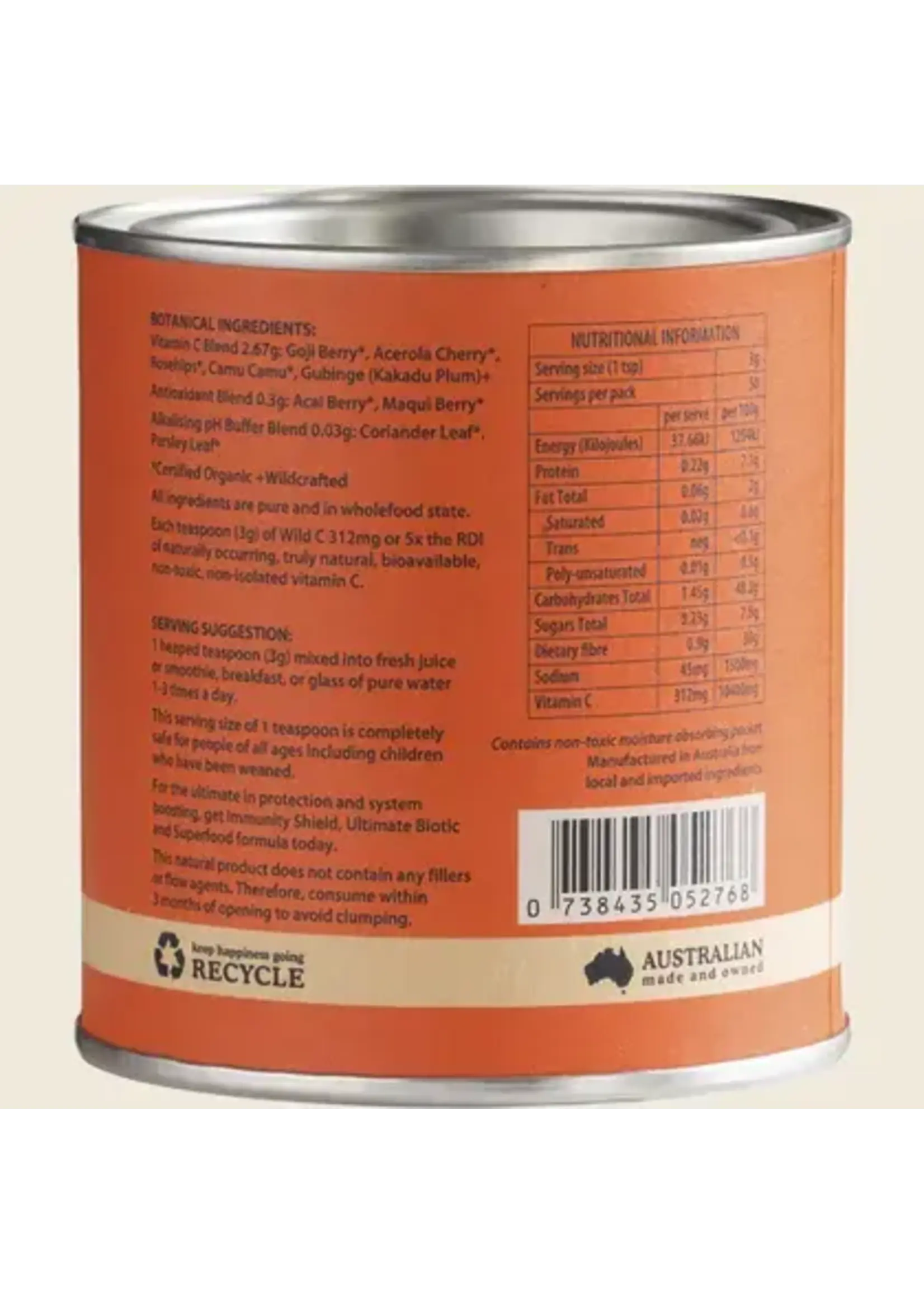 EDEN HEALTH FOODS Eden Health Foods Wild C Natural Vitamin C Powder 150g