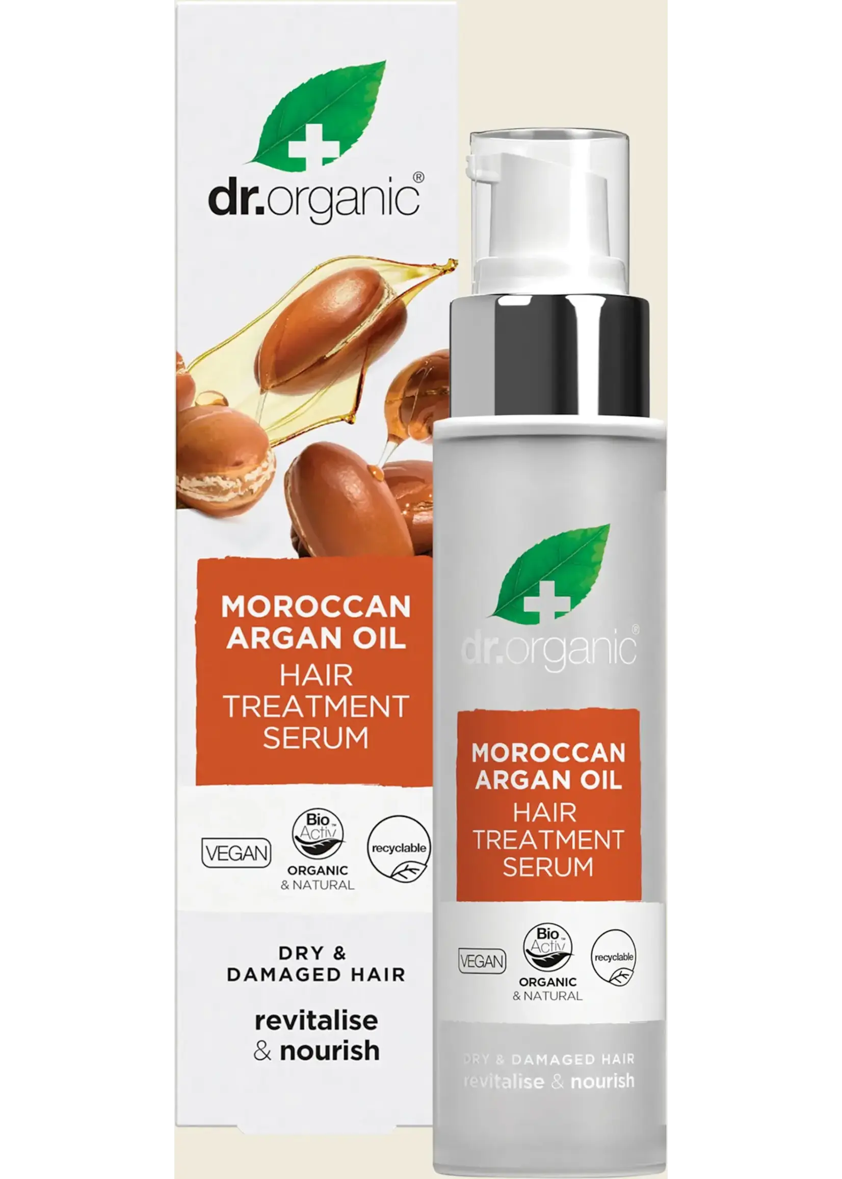 Dr Organic Dr Organic Hair Treatment Serum Moroccan Argan Oil  100ml