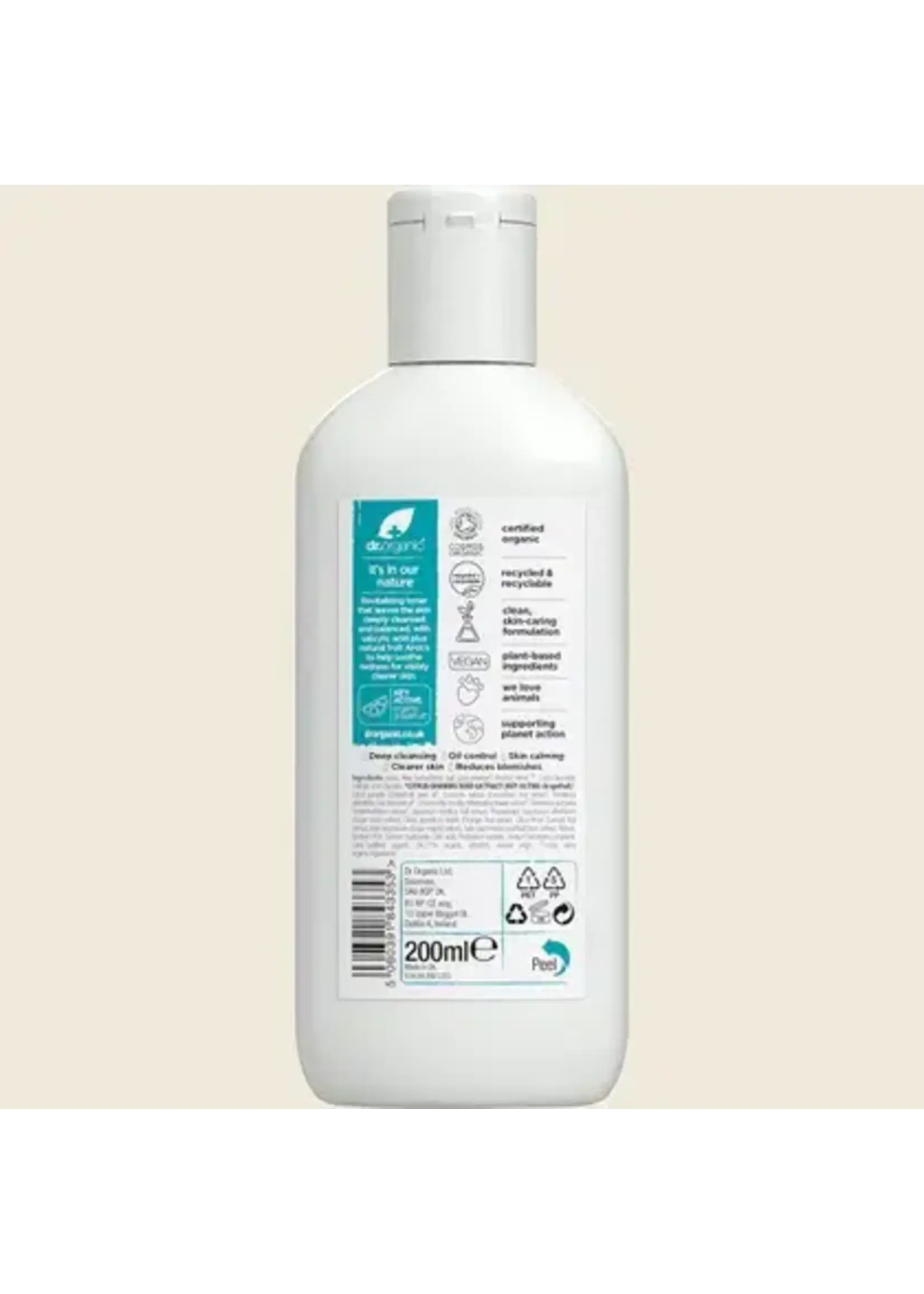 Dr Organic Dr. Organic Purifying Toner Skin Clear 200ml