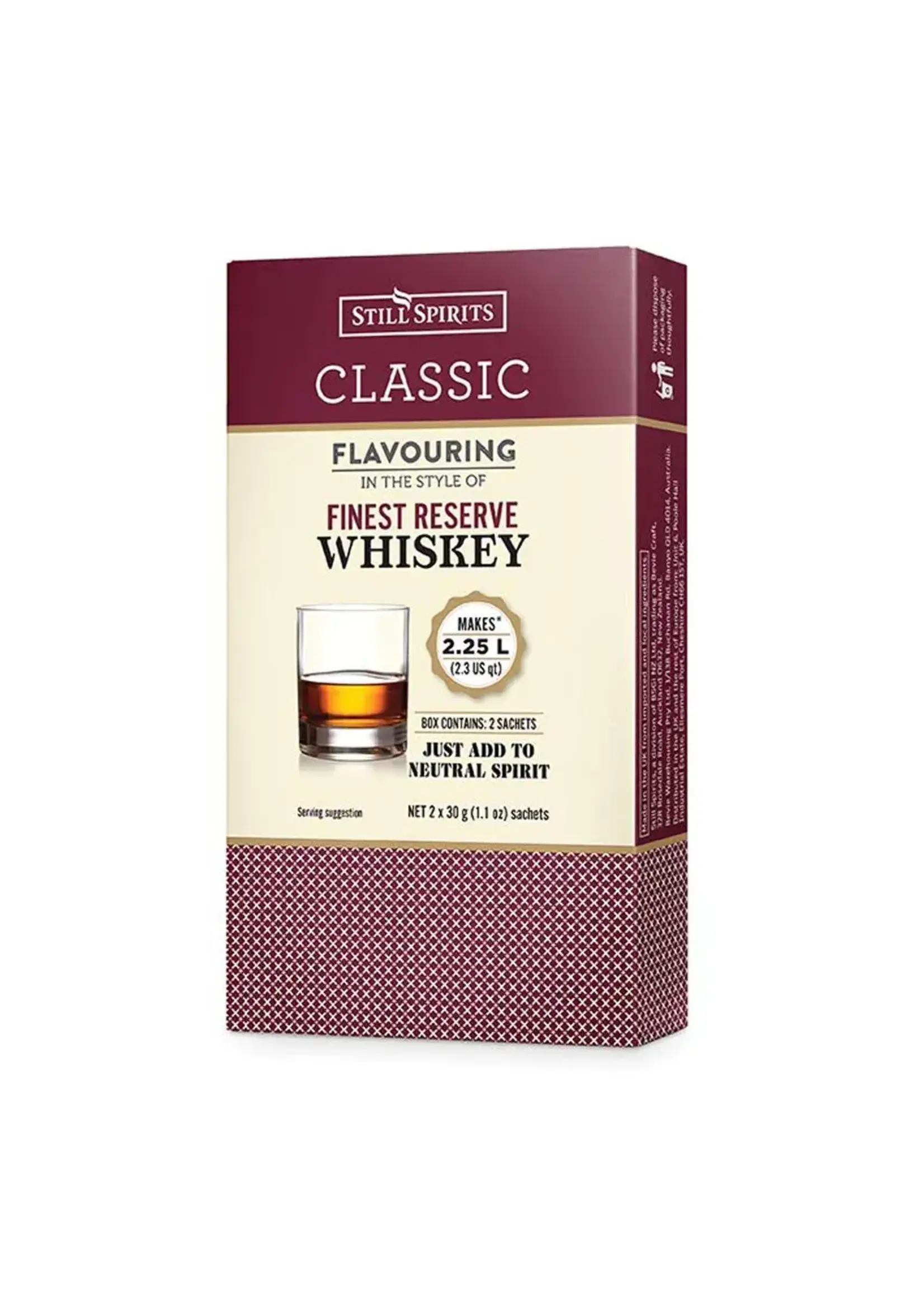 Still Spirits Still Spirits Top Shelf Select Finest Reserve Whiskey 2x 30g sachets (was Classic)