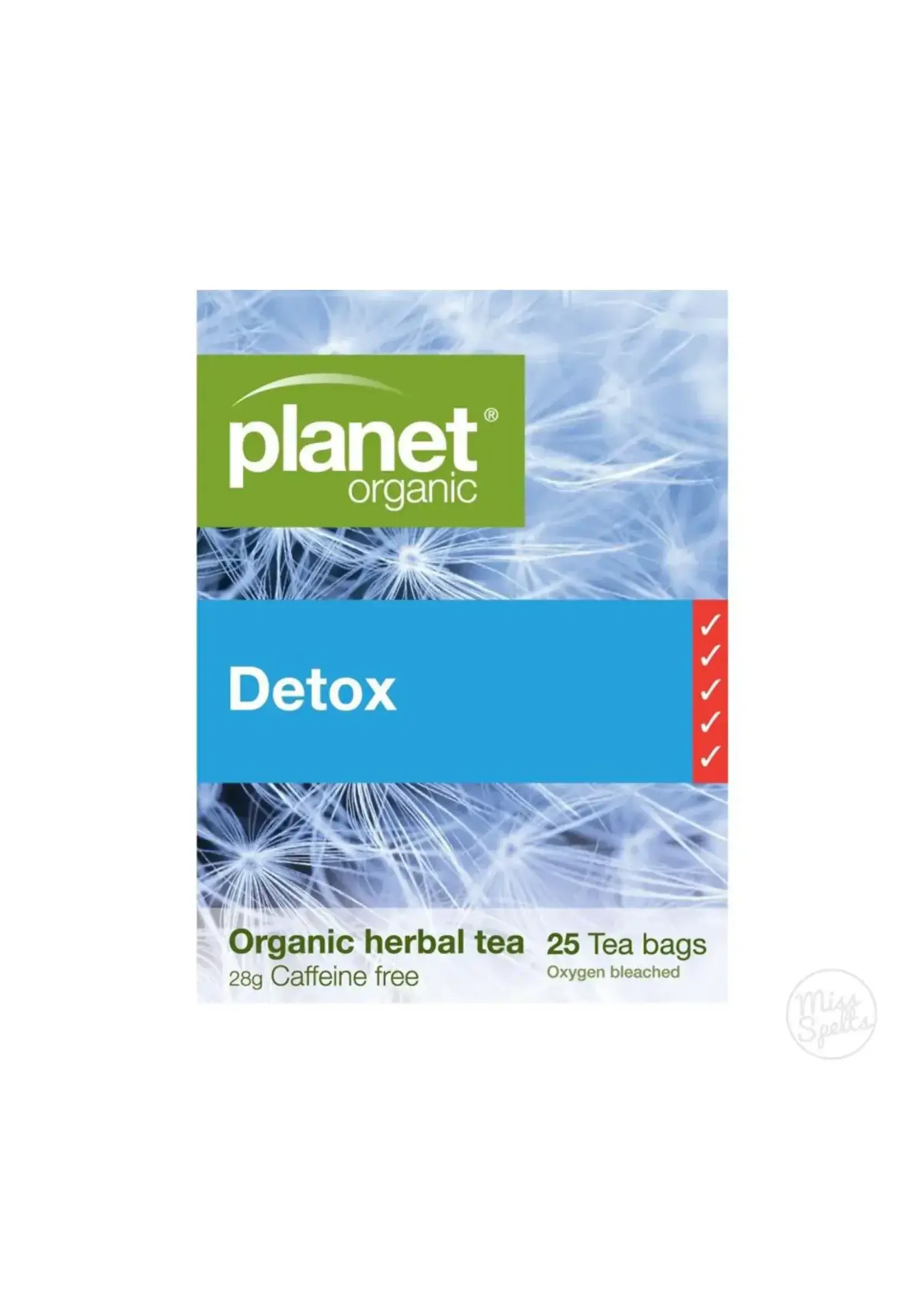 Planet Organic Planet Organic Herbal Tea Bags 25 Detox