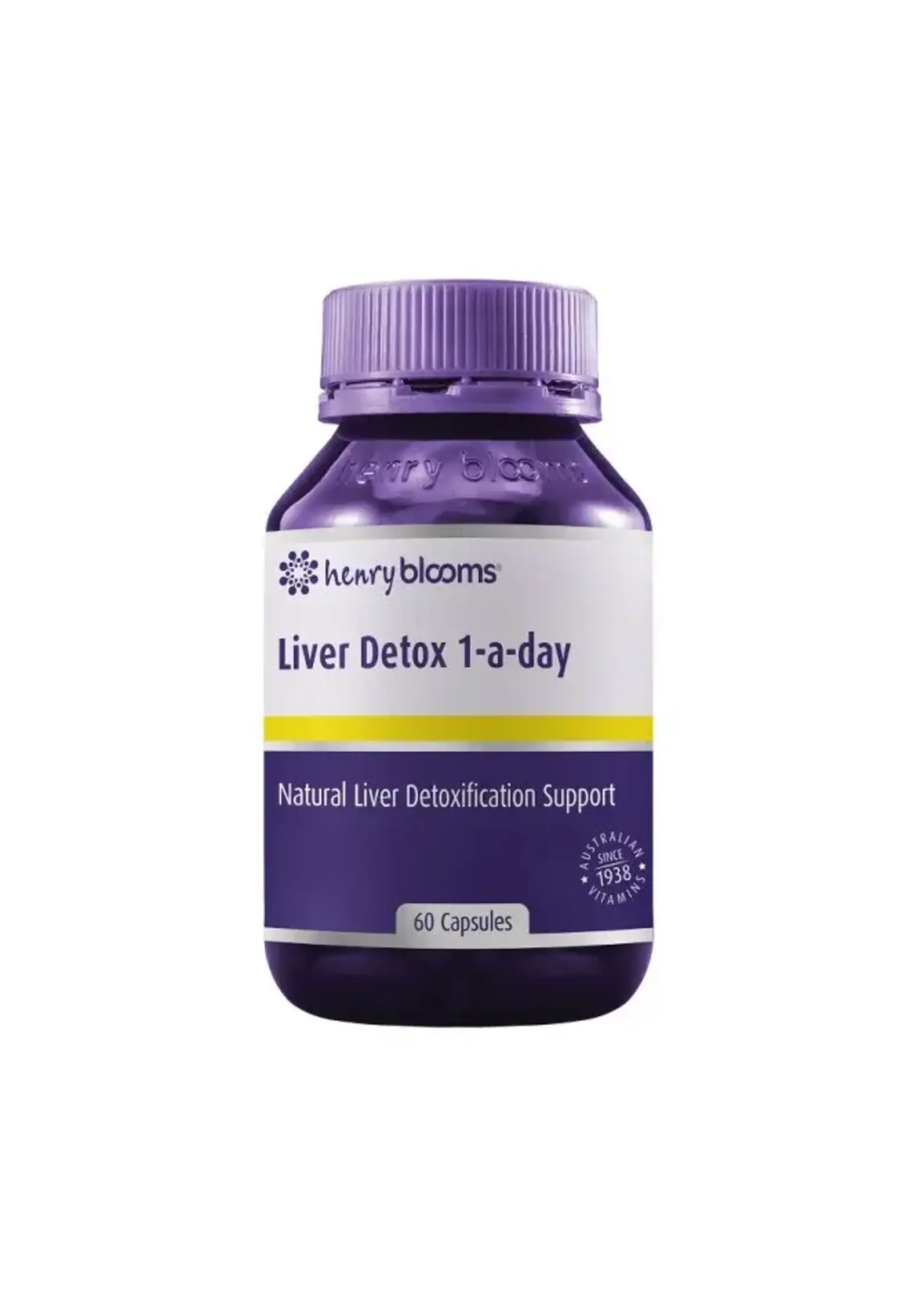 Henry Blooms Blooms Liver Detox 1-a-day 60 vegetarian capsules
