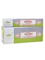 Satya/Shrinivas Satya  Incense Ocean Drive Combo White Sage /Lemongrass 15g