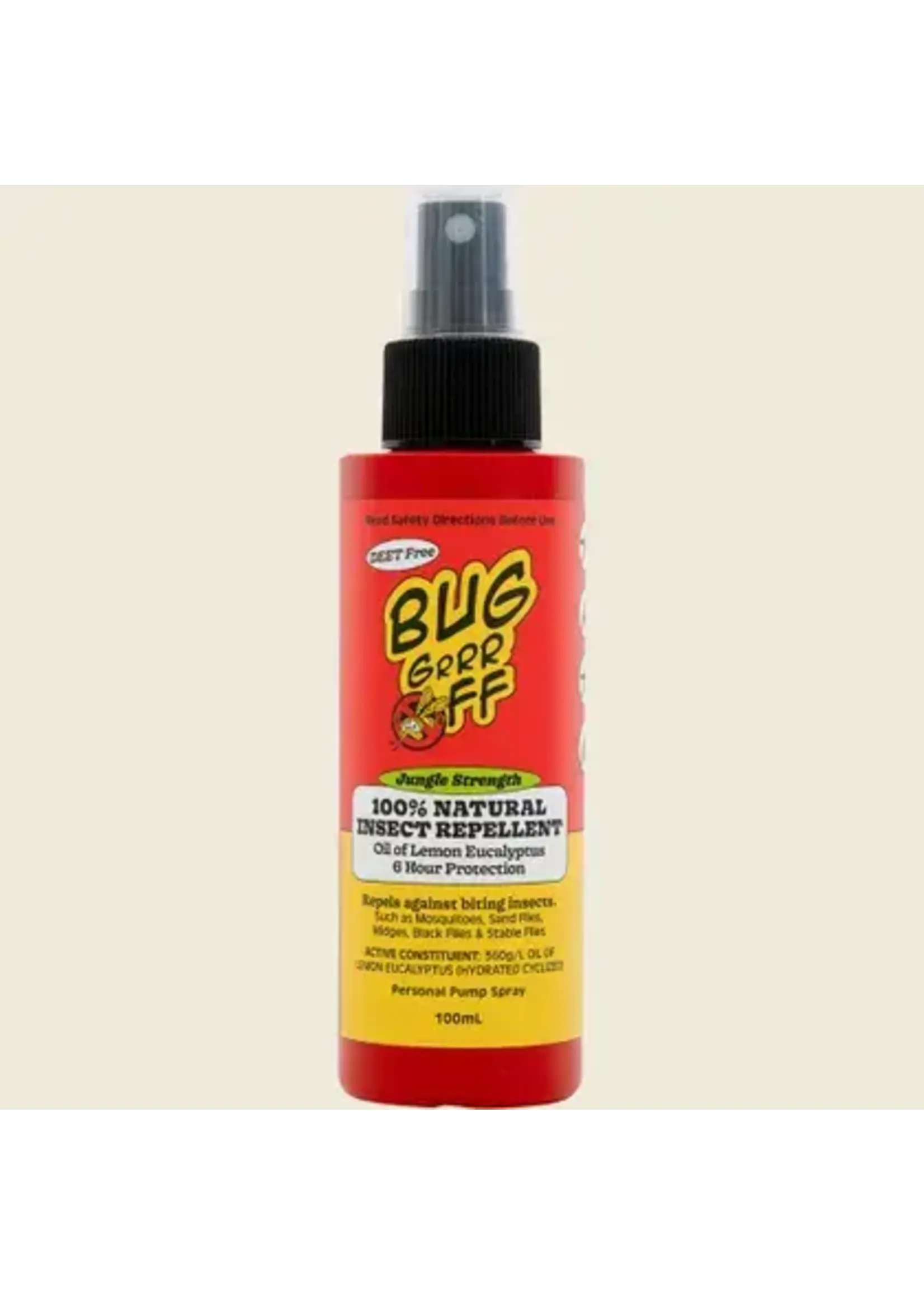 Bug-Grrr Off Bug-Grrr Off Natural Insect Repellent Jungle Strength Spray 100ml