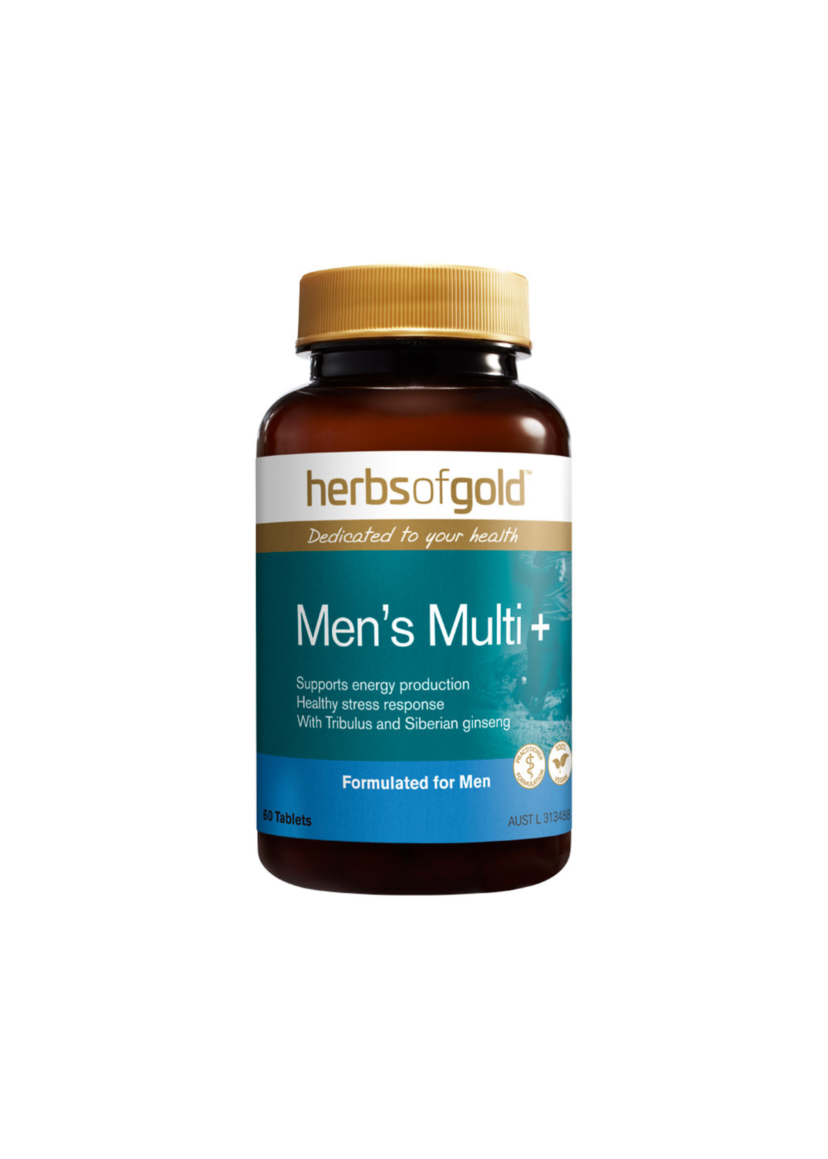 Herbs of Gold Herbs of Gold Mens Multi 60 tabs